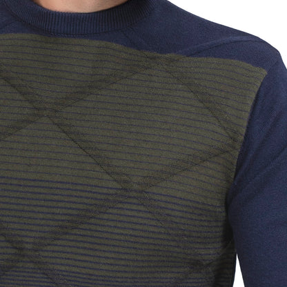 25WM-53-4-1489-بلوفر تريكو قطن روند