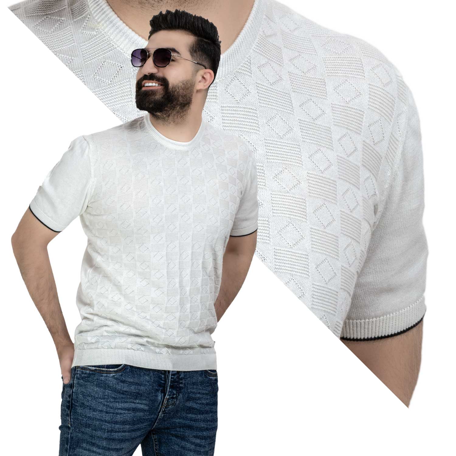 تيشرت روند -  ["Cotton T-shirt","last","Last chance","Tee","Tshirt","\u062a\u064a\u0634\u0631\u062a \u0631\u0648\u0646\u062f","\u062a\u064a\u0634\u0631\u062a \u0642\u0637\u0646"] - تيشرت روند ساده تريكو قطن  - Pukkastyle تسوق ملابس رجالي اونلاين - Online shopping Men's Clothes