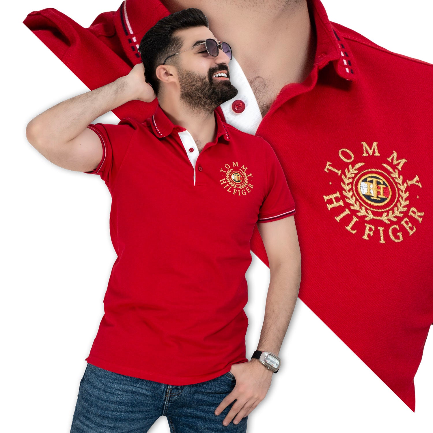 تيشرت بولو -  ["Basic-Shirt","last","Polo-T-Shirt","\u0628\u064a\u0632\u0643","\u062a\u064a\u0634\u0631\u062a \u0628\u0648\u0644\u0648"] - تيشرت بولو بيكا قطن مطبوع  - Pukkastyle تسوق ملابس رجالي اونلاين - Online shopping Men's Clothes
