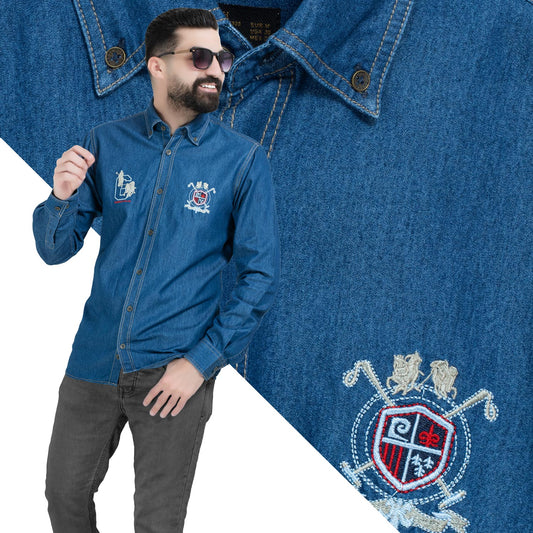 قميص كم طويل -  ["Check Shirt","Gabardine","Long-Sleeve-Shirt","\u062c\u0628\u0631\u062f\u064a\u0646","\u0642\u0645\u064a\u0635 \u0643\u0645 \u0637\u0648\u064a\u0644","\u0643\u0627\u0631\u0648\u0647\u0627\u062a"] - 26GM-44-7-701-قميص بكم جينز  - Pukkastyle تسوق ملابس رجالي اونلاين - Online shopping Men's Clothes