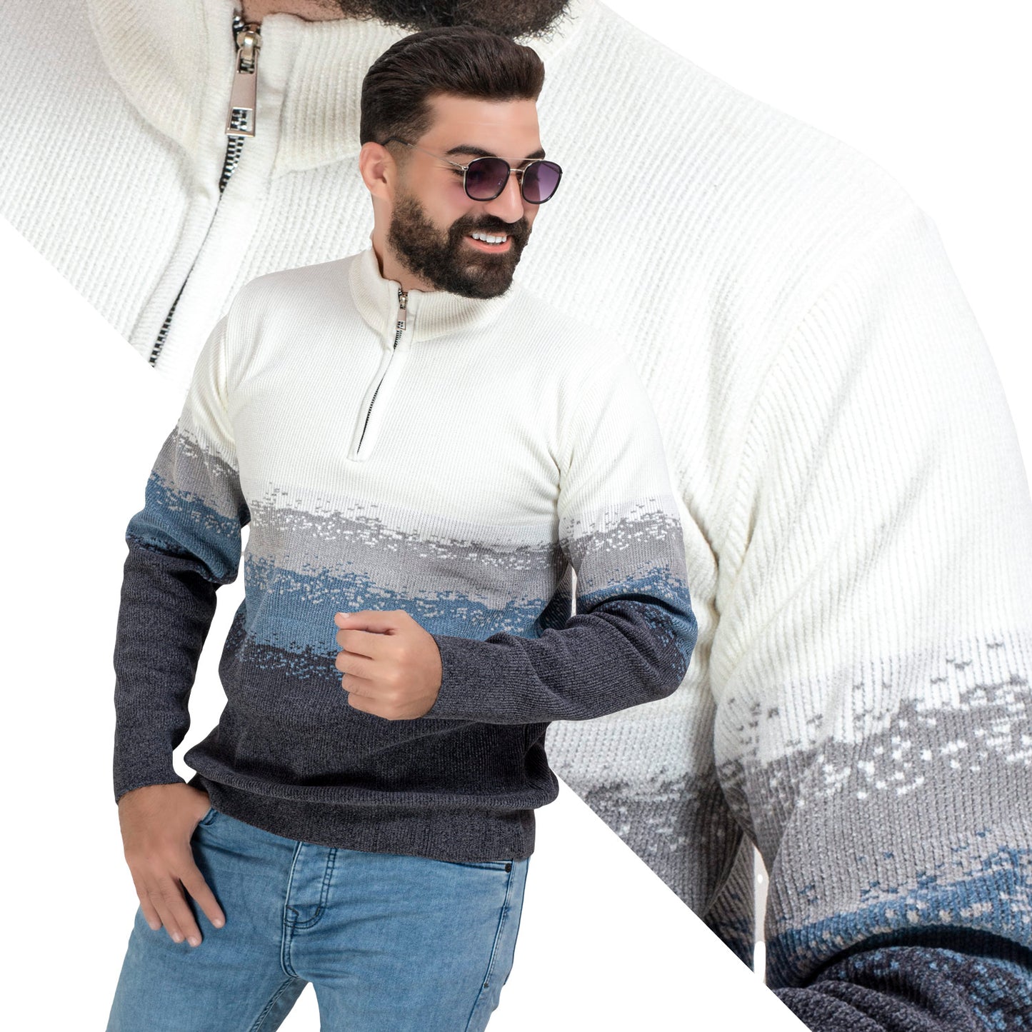 25WM-61-4-412-بلوفر هاف كول سوسته قطيفه