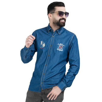 قميص كم طويل -  ["Check Shirt","Gabardine","Long-Sleeve-Shirt","\u062c\u0628\u0631\u062f\u064a\u0646","\u0642\u0645\u064a\u0635 \u0643\u0645 \u0637\u0648\u064a\u0644","\u0643\u0627\u0631\u0648\u0647\u0627\u062a"] - 26GM-44-7-701-قميص بكم جينز  - Pukkastyle تسوق ملابس رجالي اونلاين - Online shopping Men's Clothes