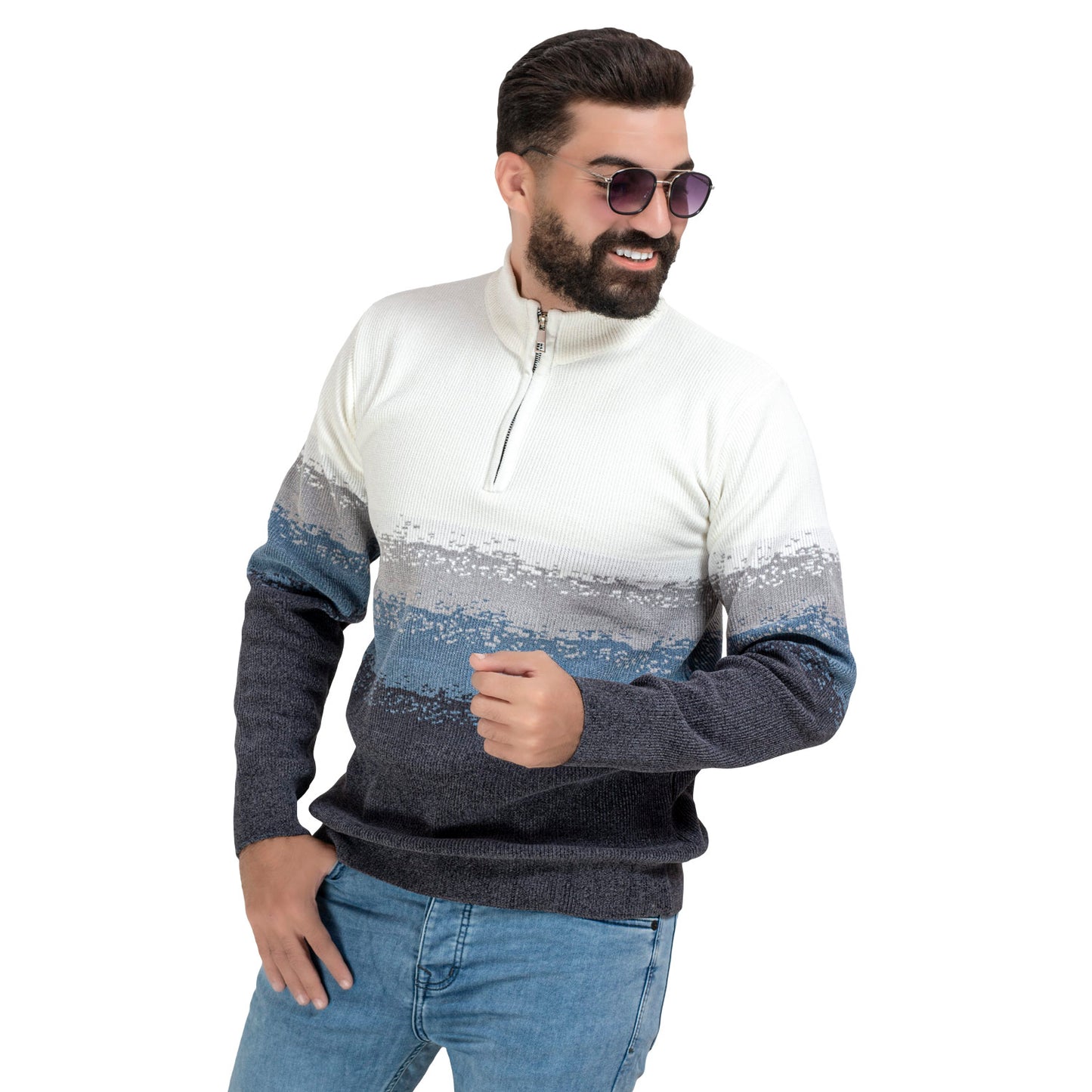 25WM-61-4-412-بلوفر هاف كول سوسته قطيفه