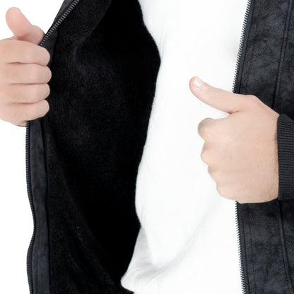 25WM-3-3-5803-جاكيت جلد طبيعي مستورد مبطن فرو