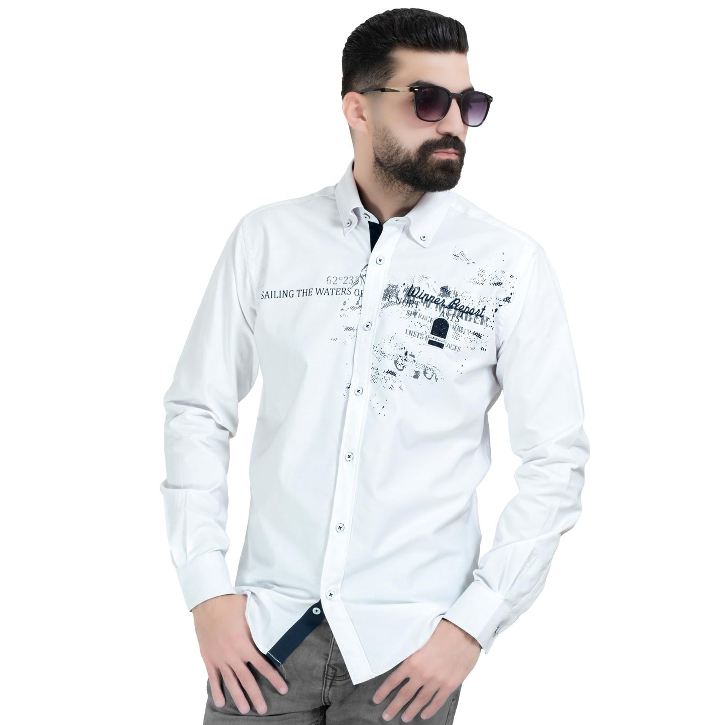 قميص كم طويل -  ["Check Shirt","Gabardine","Long-Sleeve-Shirt","\u062c\u0628\u0631\u062f\u064a\u0646","\u0642\u0645\u064a\u0635 \u0643\u0645 \u0637\u0648\u064a\u0644","\u0643\u0627\u0631\u0648\u0647\u0627\u062a"] - 26GM-44-7-712-قميص كم مطبوع  - Pukkastyle تسوق ملابس رجالي اونلاين - Online shopping Men's Clothes