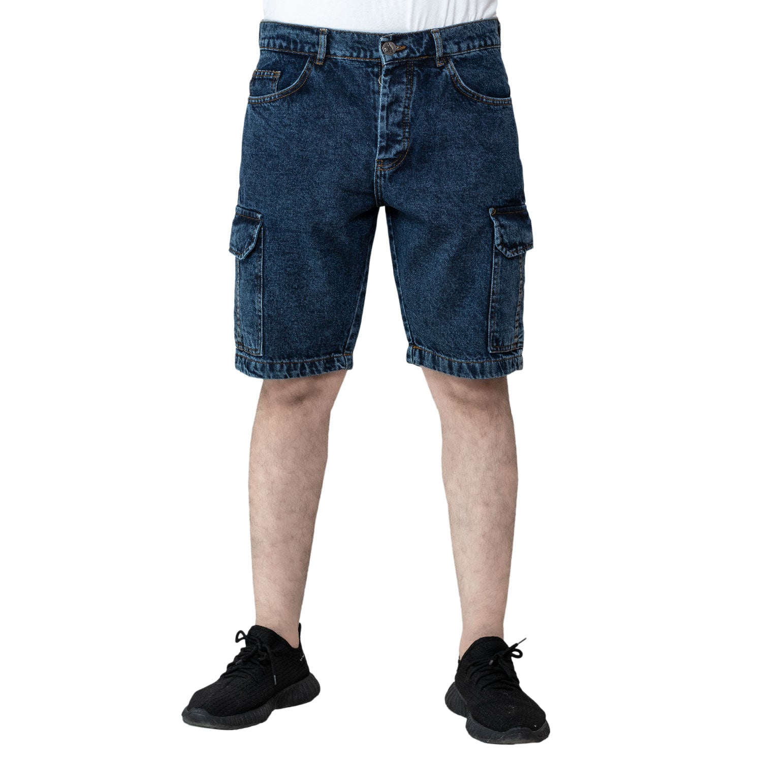 Men's clothing 24SM-41-6-V2401-47-شورت جينز كارجو cargo, Men's Short, شورت, كارجو  Pukkastyle ملابس رجالي