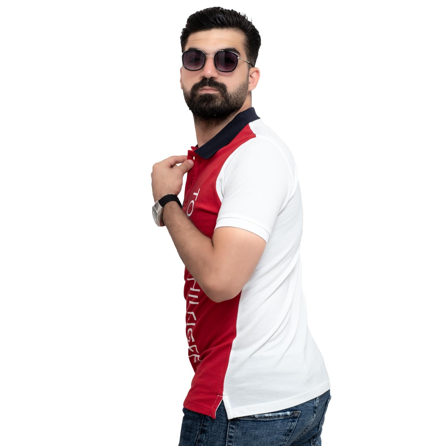 Men's clothing 24SM-38-5-394-5-تيشرت بولو - خام قطن بيكا Polo-T-Shirt, تيشرت بولو  Pukkastyle ملابس رجالي