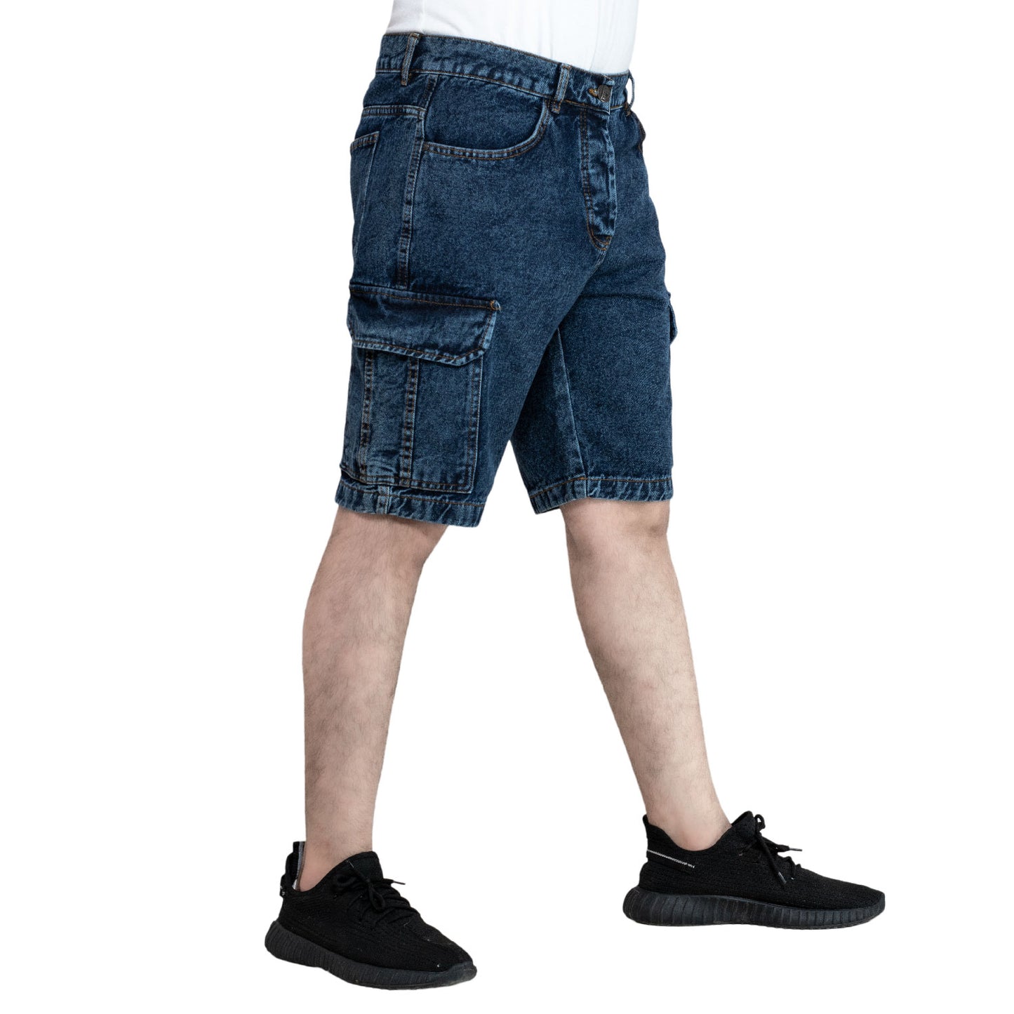 Men's clothing 24SM-41-6-V2401-47-شورت جينز كارجو cargo, Men's Short, شورت, كارجو  Pukkastyle ملابس رجالي