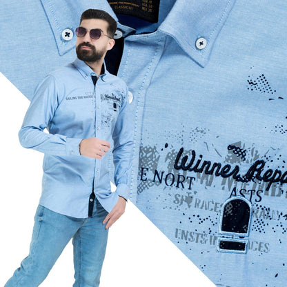 قميص كم طويل -  ["Check Shirt","Gabardine","Long-Sleeve-Shirt","\u062c\u0628\u0631\u062f\u064a\u0646","\u0642\u0645\u064a\u0635 \u0643\u0645 \u0637\u0648\u064a\u0644","\u0643\u0627\u0631\u0648\u0647\u0627\u062a"] - 26GM-44-7-712-قميص كم مطبوع  - Pukkastyle تسوق ملابس رجالي اونلاين - Online shopping Men's Clothes