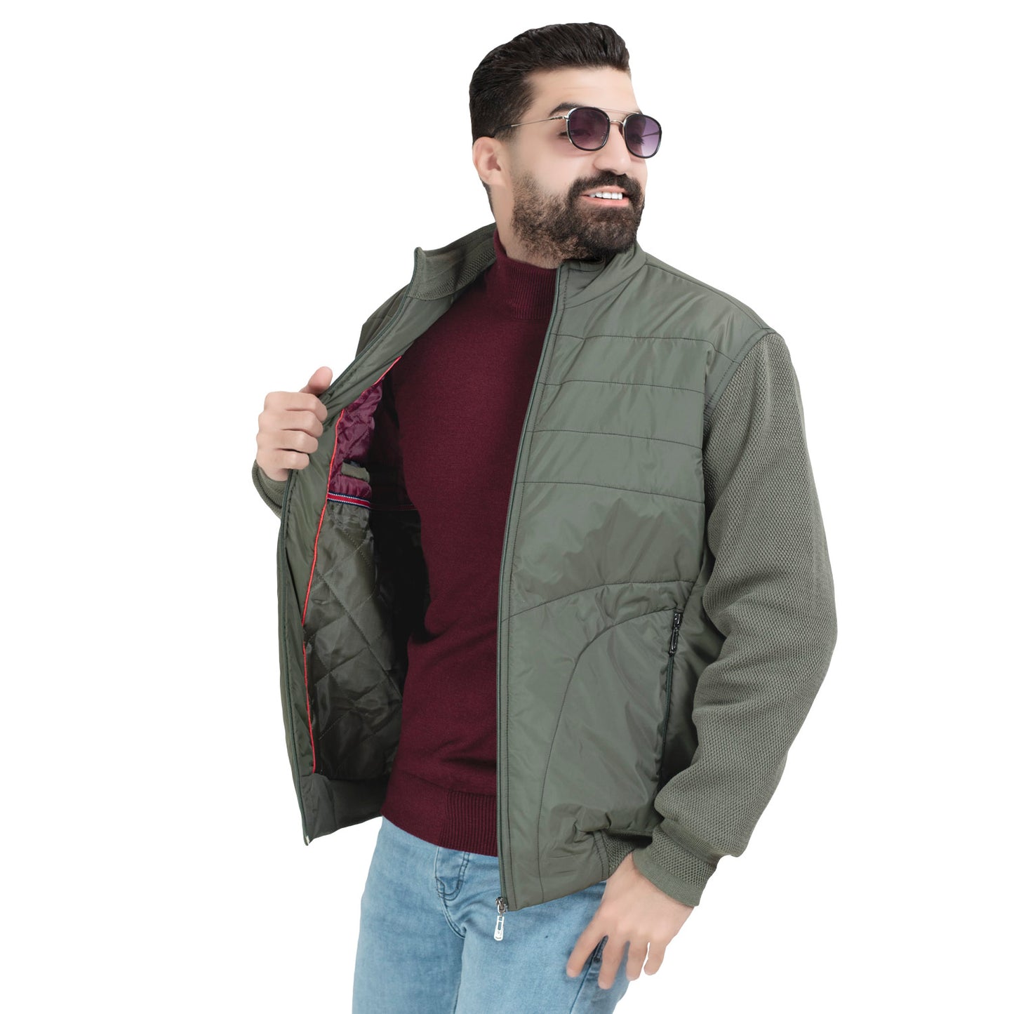 25WM-64-3-2512-جاكيت وتر بروف بكم تريكو