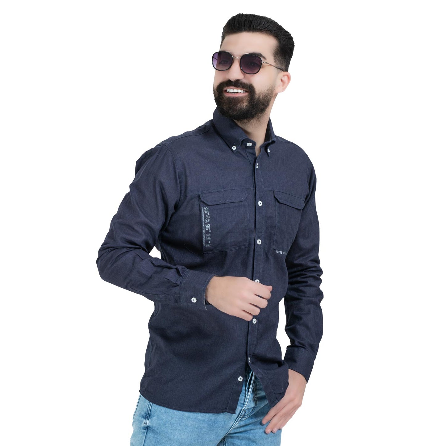 قميص كم طويل -  ["Check Shirt","Gabardine","Long-Sleeve-Shirt","\u062c\u0628\u0631\u062f\u064a\u0646","\u0642\u0645\u064a\u0635 \u0643\u0645 \u0637\u0648\u064a\u0644","\u0643\u0627\u0631\u0648\u0647\u0627\u062a"] - 26SM-44-7-252-قميص بكم كتان  - Pukkastyle تسوق ملابس رجالي اونلاين - Online shopping Men's Clothes