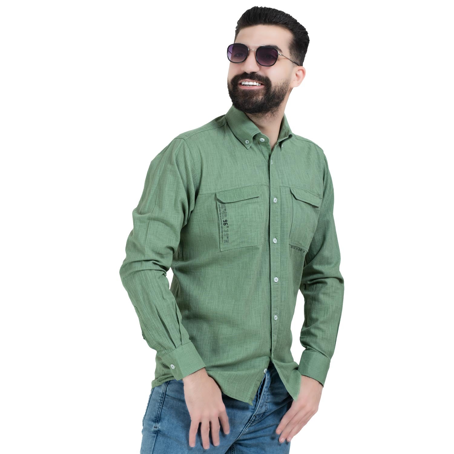 قميص كم طويل -  ["Check Shirt","Gabardine","Long-Sleeve-Shirt","\u062c\u0628\u0631\u062f\u064a\u0646","\u0642\u0645\u064a\u0635 \u0643\u0645 \u0637\u0648\u064a\u0644","\u0643\u0627\u0631\u0648\u0647\u0627\u062a"] - 26SM-44-7-252-قميص بكم كتان  - Pukkastyle تسوق ملابس رجالي اونلاين - Online shopping Men's Clothes