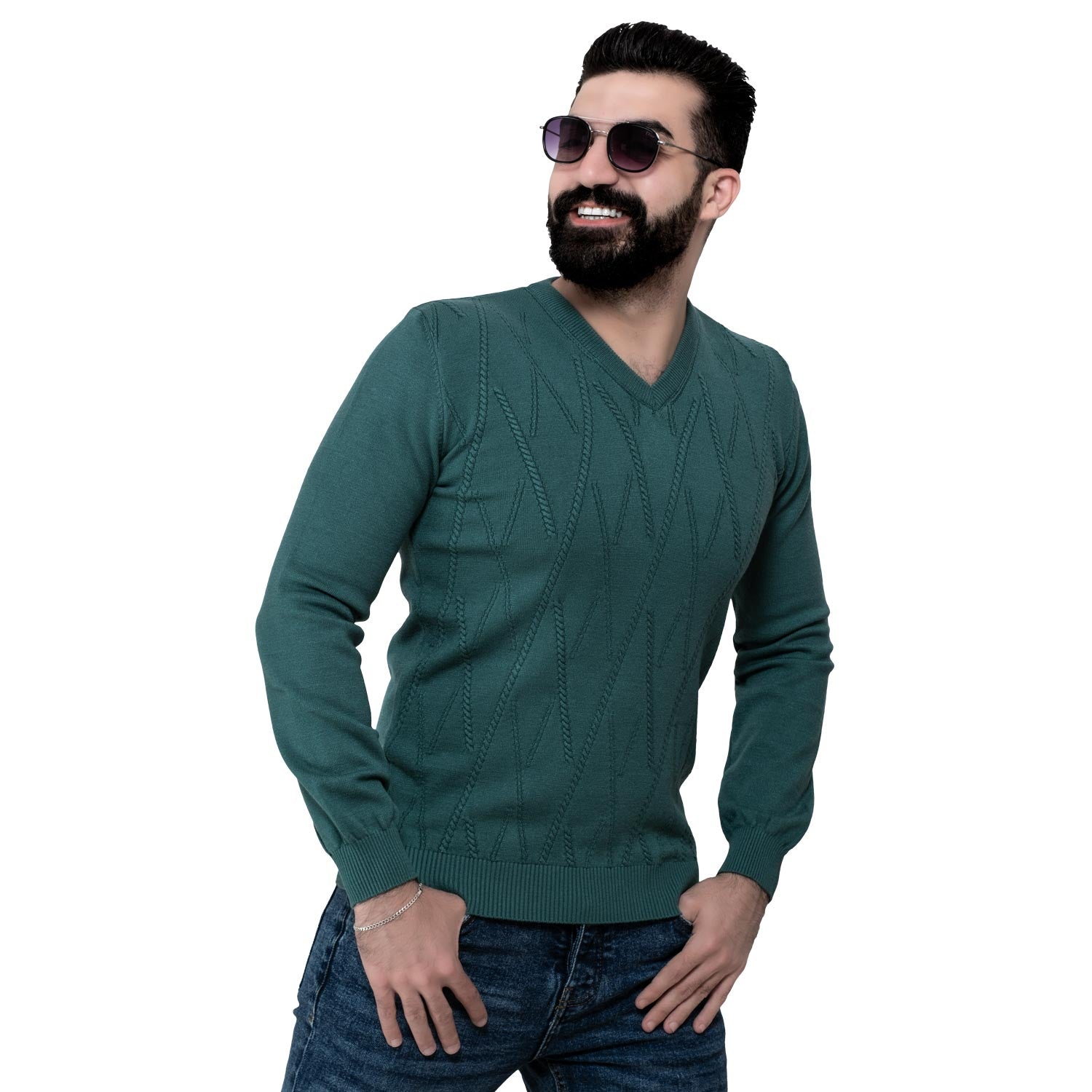 Men's clothing 24WM-25-4-105-14-بلوفر صوف Pullover Woll knitwear, بلوفر  Pukkastyle ملابس رجالي