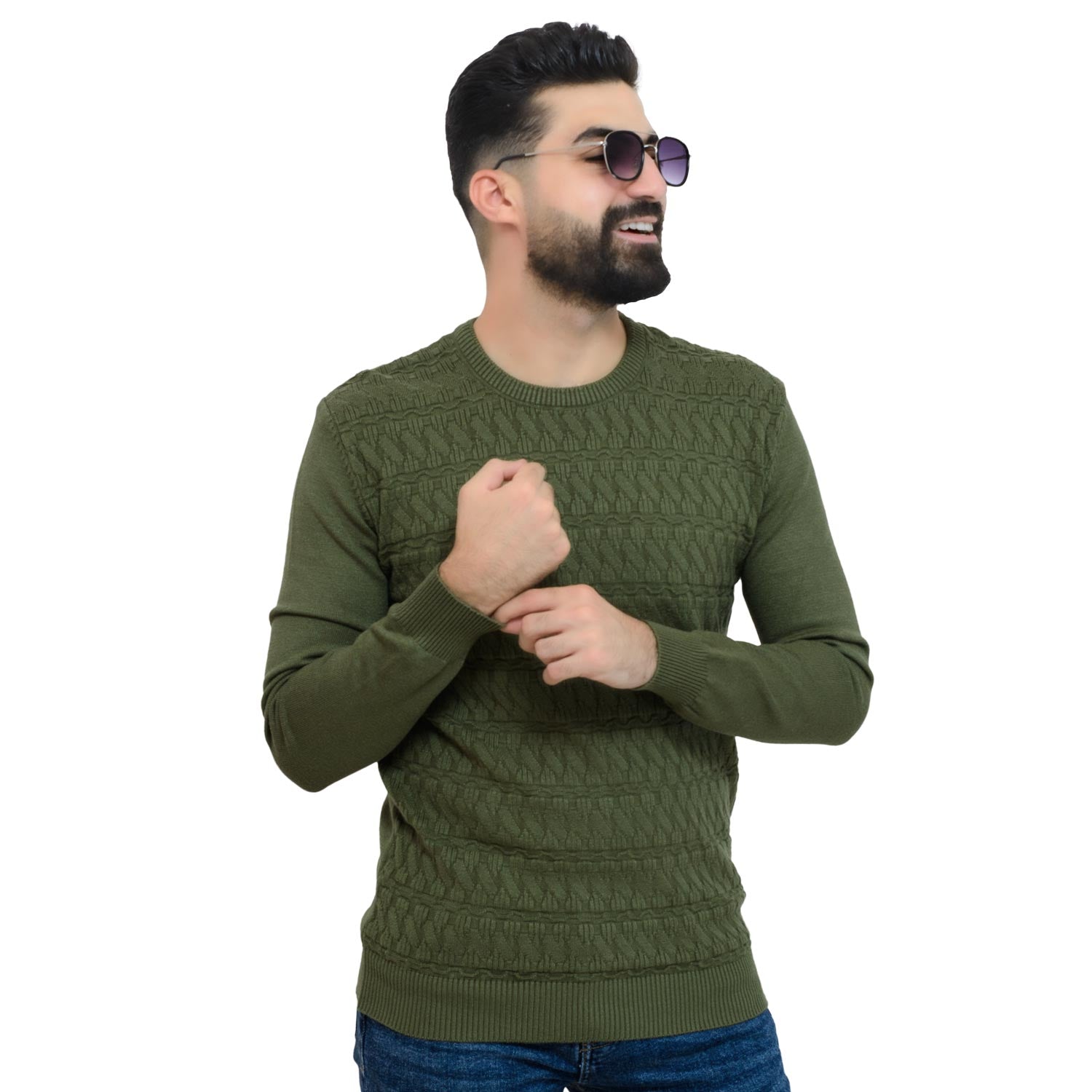 Men's clothing 23WM-25-4-615-14-بلوفر صوف تريكو Pullover Woll knitwear, بلوفر  Pukkastyle ملابس رجالي