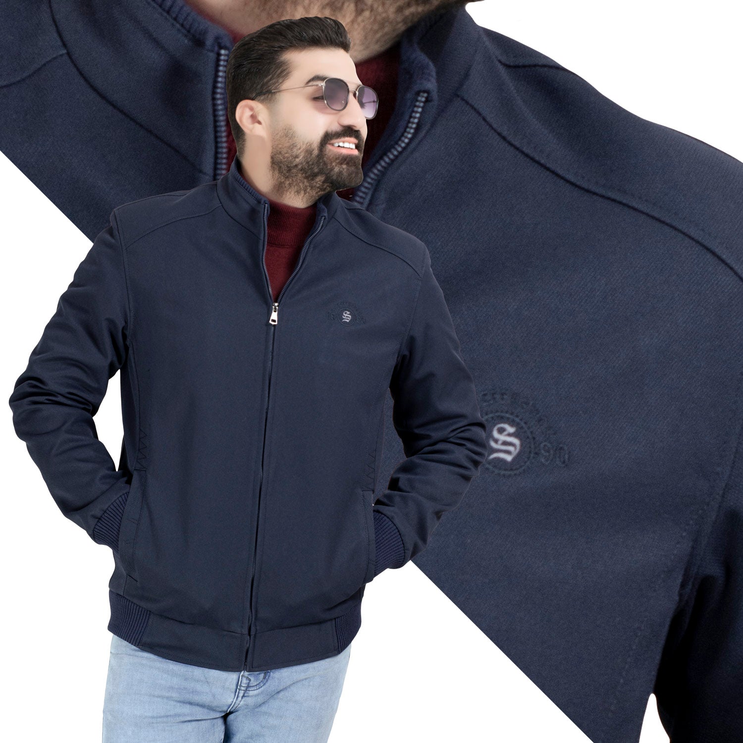 جاكيت -  ["Jacket","pump jacket","waterproof","\u062c\u0627\u0643\u062a","\u062c\u0627\u0643\u064a\u062a","\u0648\u062a\u0631 \u0628\u0631\u0648\u0641"] - 25WM-62-3-977-جاكيت جبردين مبطن فرو  - Pukkastyle تسوق ملابس رجالي اونلاين - Online shopping Men's Clothes