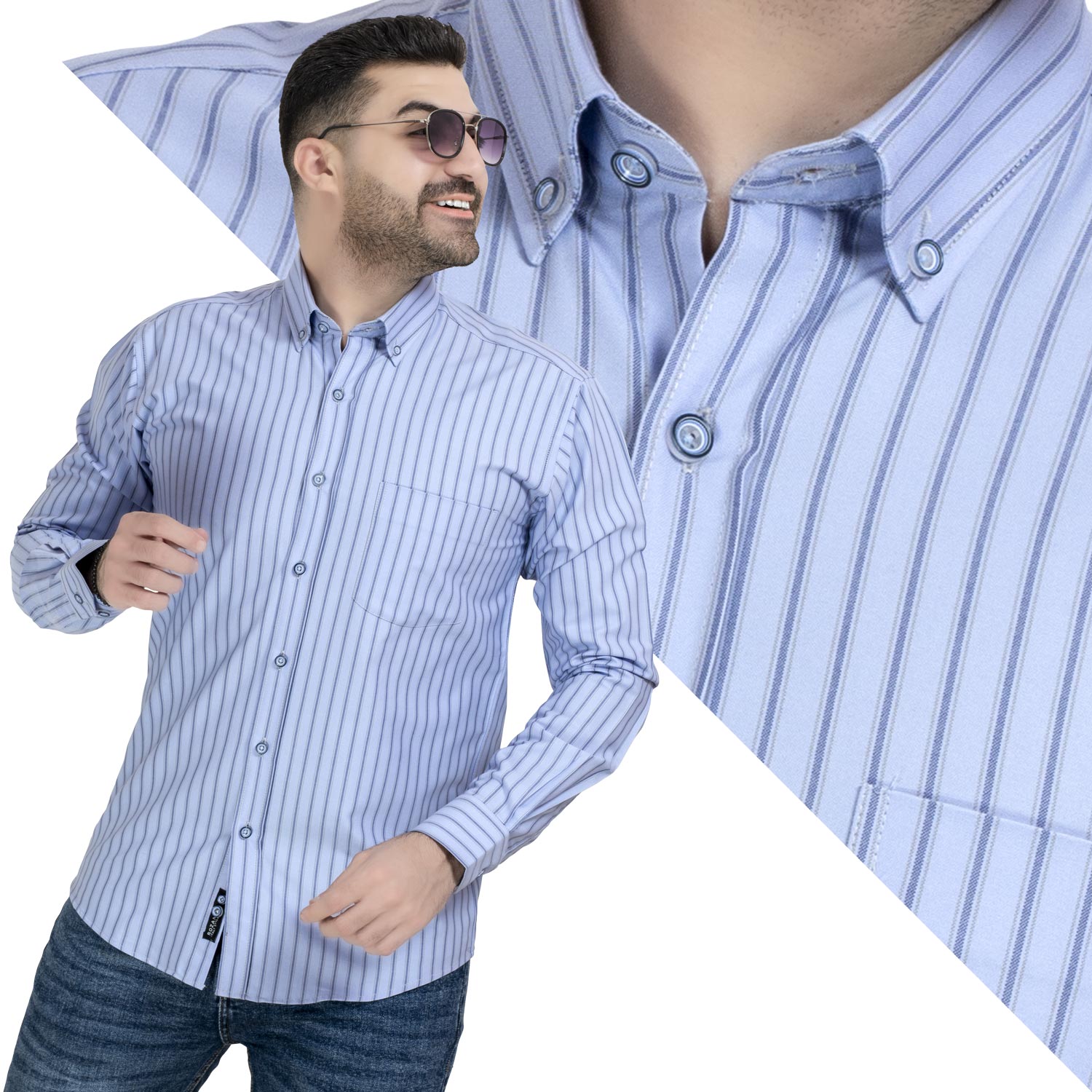 قميص كم طويل -  ["Check Shirt","Gabardine","Long-Sleeve-Shirt","\u062c\u0628\u0631\u062f\u064a\u0646","\u0642\u0645\u064a\u0635 \u0643\u0645 \u0637\u0648\u064a\u0644","\u0643\u0627\u0631\u0648\u0647\u0627\u062a"] - قميص قطن مقلم باكمام طويله  - Pukkastyle تسوق ملابس رجالي اونلاين - Online shopping Men's Clothes