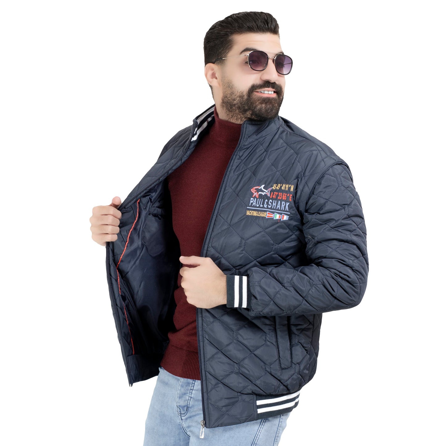 25WM-64-3-2514-جاكيت وتر بروف اكمام قابله للفك