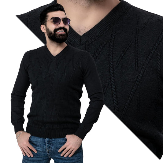 Men's clothing 24WM-25-4-105-1-بلوفر صوف Pullover Woll knitwear, بلوفر  Pukkastyle ملابس رجالي