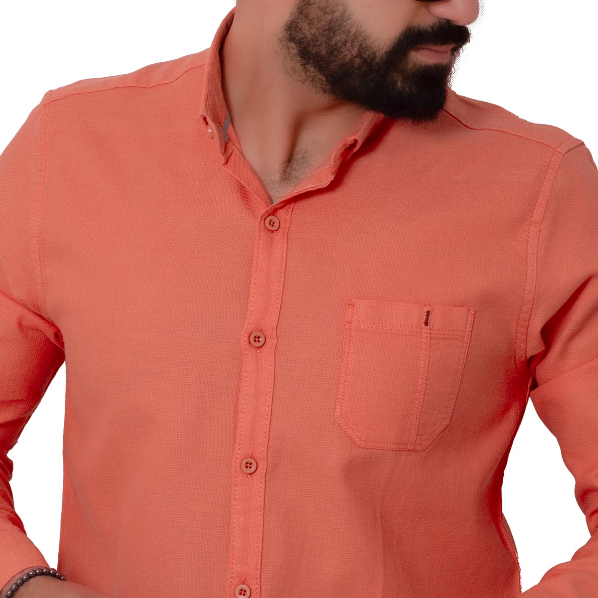 Men's clothing 22SM-17-7-2778-31-قميص كم قطن ساده Long-Sleeve-Shirt, Plain Shirt, ساده, قميص ساده, قميص كم طويل  Pukkastyle ملابس رجالي