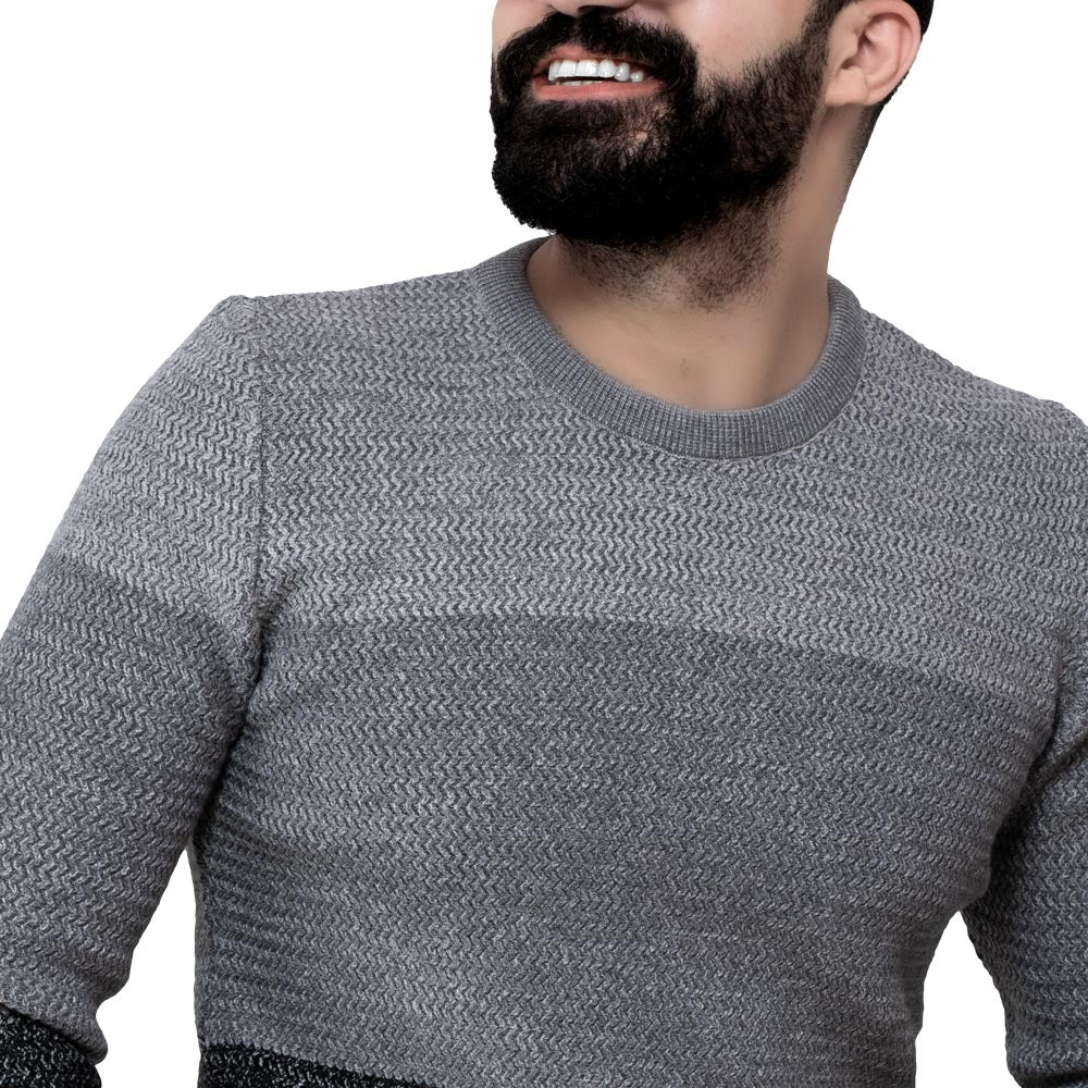 Men's clothing 24WM-25-4-112-3-بلوفر صوف روند Pullover Woll knitwear, بلوفر  Pukkastyle ملابس رجالي