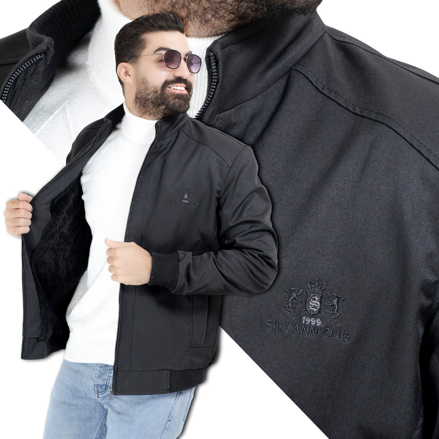 25WM-62-3-1000-جاكيت جبردين مبطن فرو