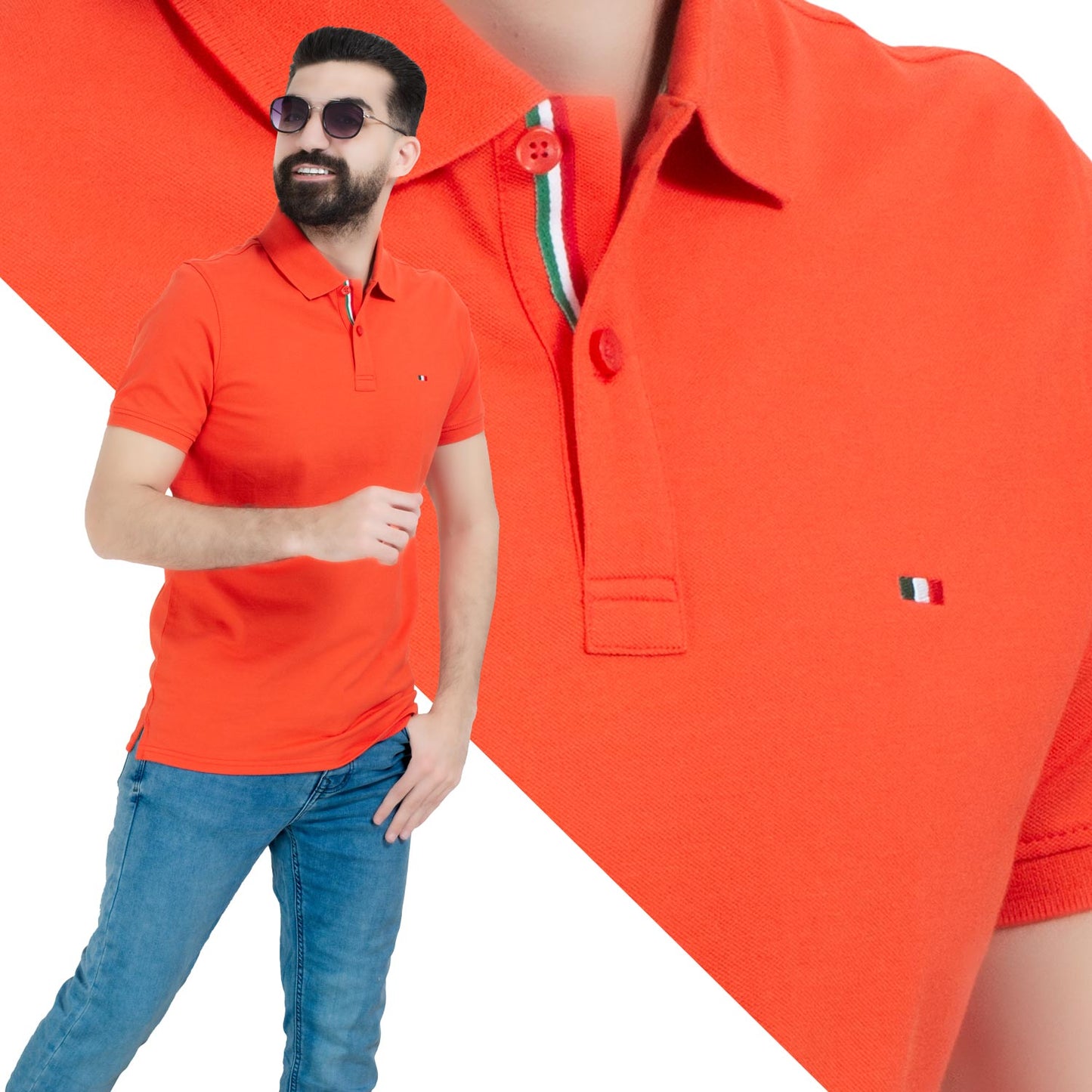 تيشرت بولو -  ["Basic-Shirt","last","Polo-T-Shirt","\u0628\u064a\u0632\u0643","\u062a\u064a\u0634\u0631\u062a \u0628\u0648\u0644\u0648"] - 26SM-26-5-320-تيشرت بولو قطن  - Pukkastyle تسوق ملابس رجالي اونلاين - Online shopping Men's Clothes