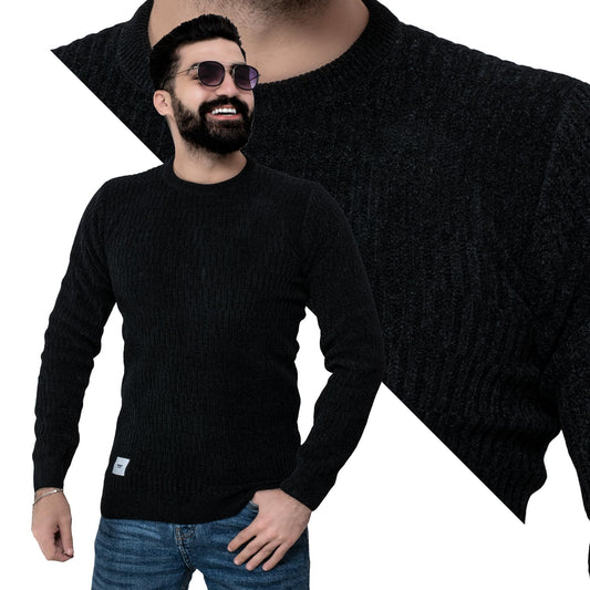 Men's clothing 24WM-45-4-231-1-بلوفر قطيفة روند Pullover Woll knitwear, بلوفر  Pukkastyle ملابس رجالي