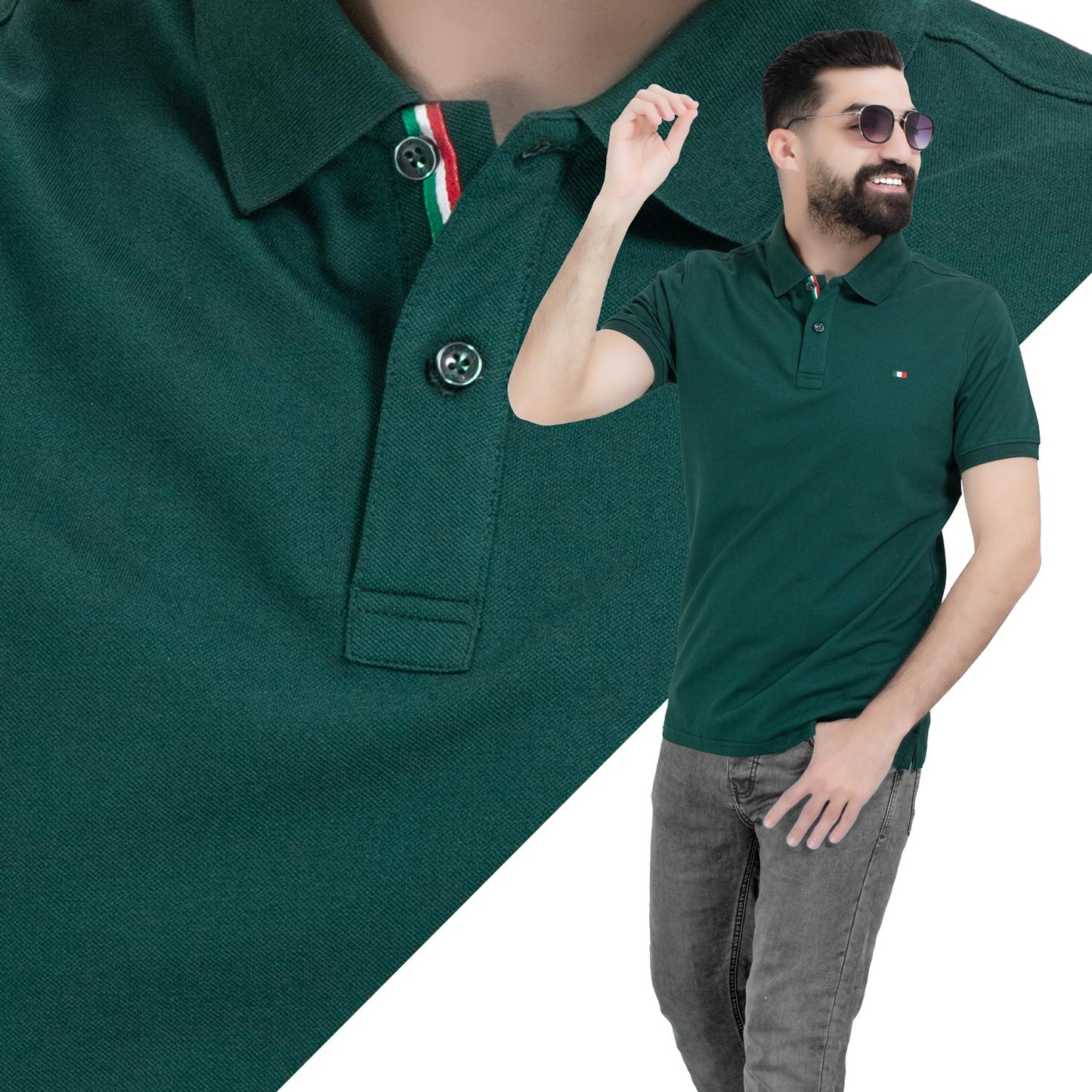 تيشرت بولو -  ["Basic-Shirt","last","Polo-T-Shirt","\u0628\u064a\u0632\u0643","\u062a\u064a\u0634\u0631\u062a \u0628\u0648\u0644\u0648"] - 26SM-26-5-320-تيشرت بولو قطن  - Pukkastyle تسوق ملابس رجالي اونلاين - Online shopping Men's Clothes