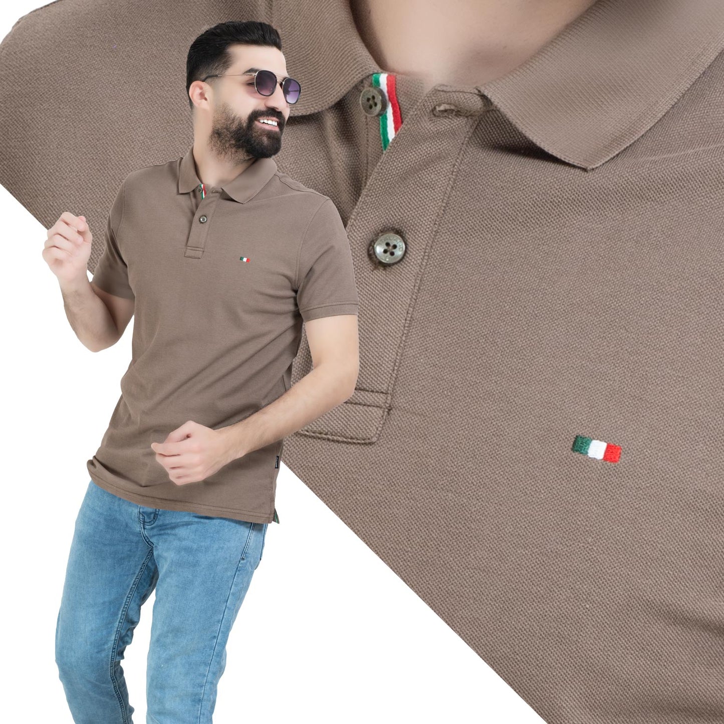 تيشرت بولو -  ["Basic-Shirt","last","Polo-T-Shirt","\u0628\u064a\u0632\u0643","\u062a\u064a\u0634\u0631\u062a \u0628\u0648\u0644\u0648"] - 26SM-26-5-320-تيشرت بولو قطن  - Pukkastyle تسوق ملابس رجالي اونلاين - Online shopping Men's Clothes
