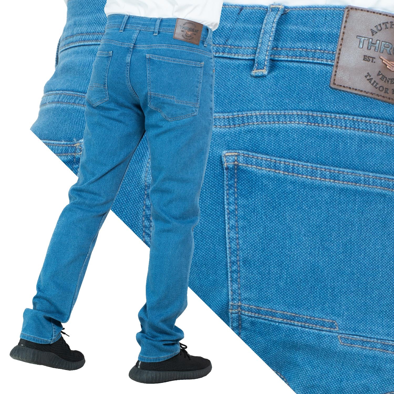 بنطلون -  [] - 26GM-44-1-2860-بنطلون جينز  - Pukkastyle تسوق ملابس رجالي اونلاين - Online shopping Men's Clothes