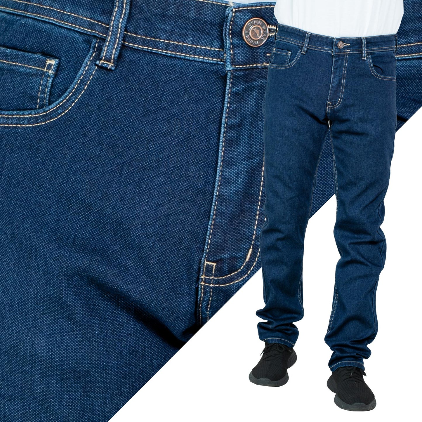 بنطلون -  [] - 26GM-44-1-2868-بنطلون جينز  - Pukkastyle تسوق ملابس رجالي اونلاين - Online shopping Men's Clothes