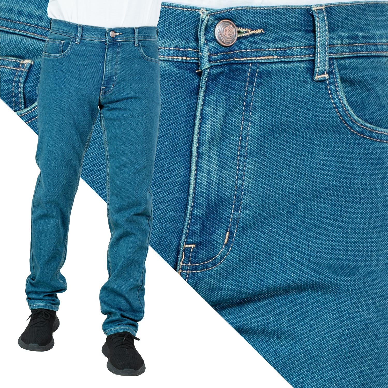 بنطلون -  [] - 26GM-44-1-2860-بنطلون جينز  - Pukkastyle تسوق ملابس رجالي اونلاين - Online shopping Men's Clothes