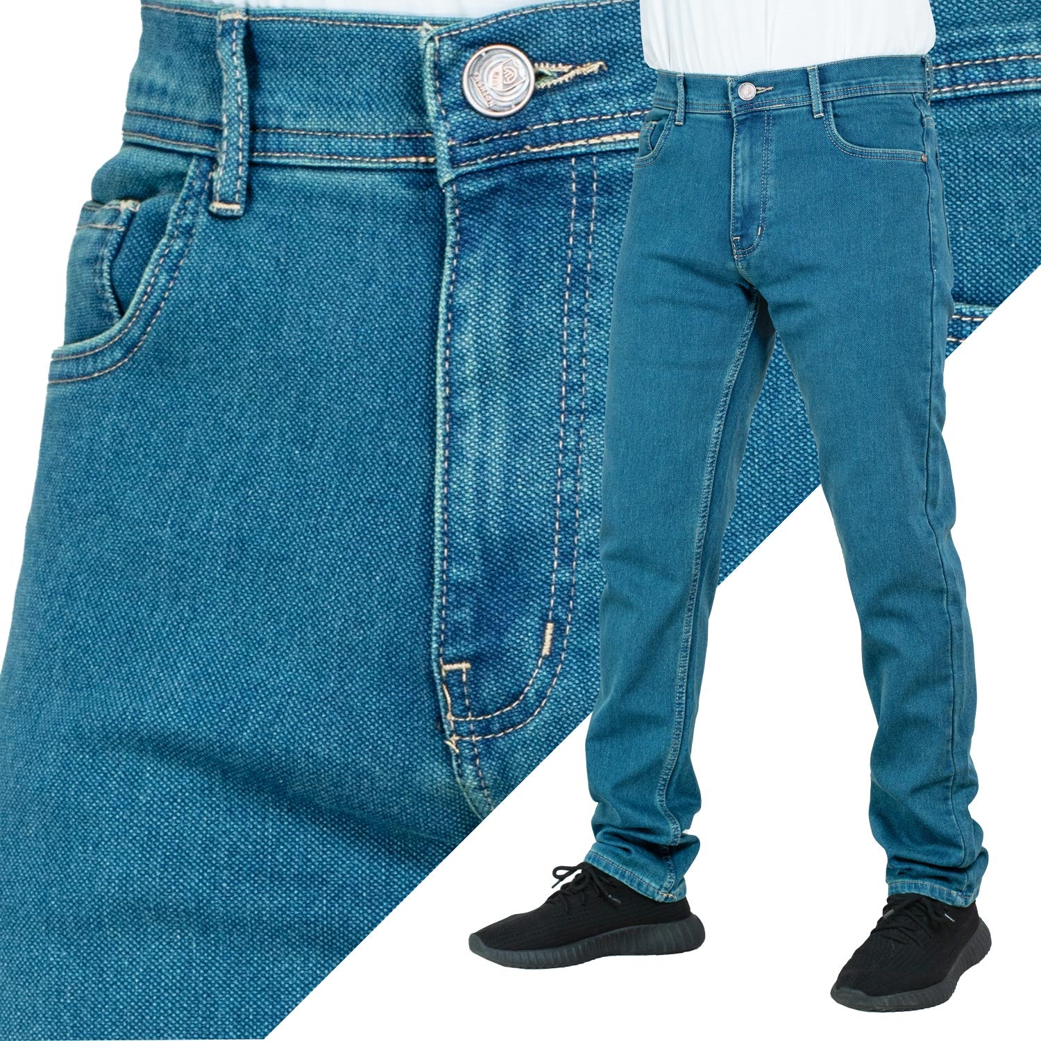 بنطلون -  [] - 26GM-44-1-2860-بنطلون جينز  - Pukkastyle تسوق ملابس رجالي اونلاين - Online shopping Men's Clothes