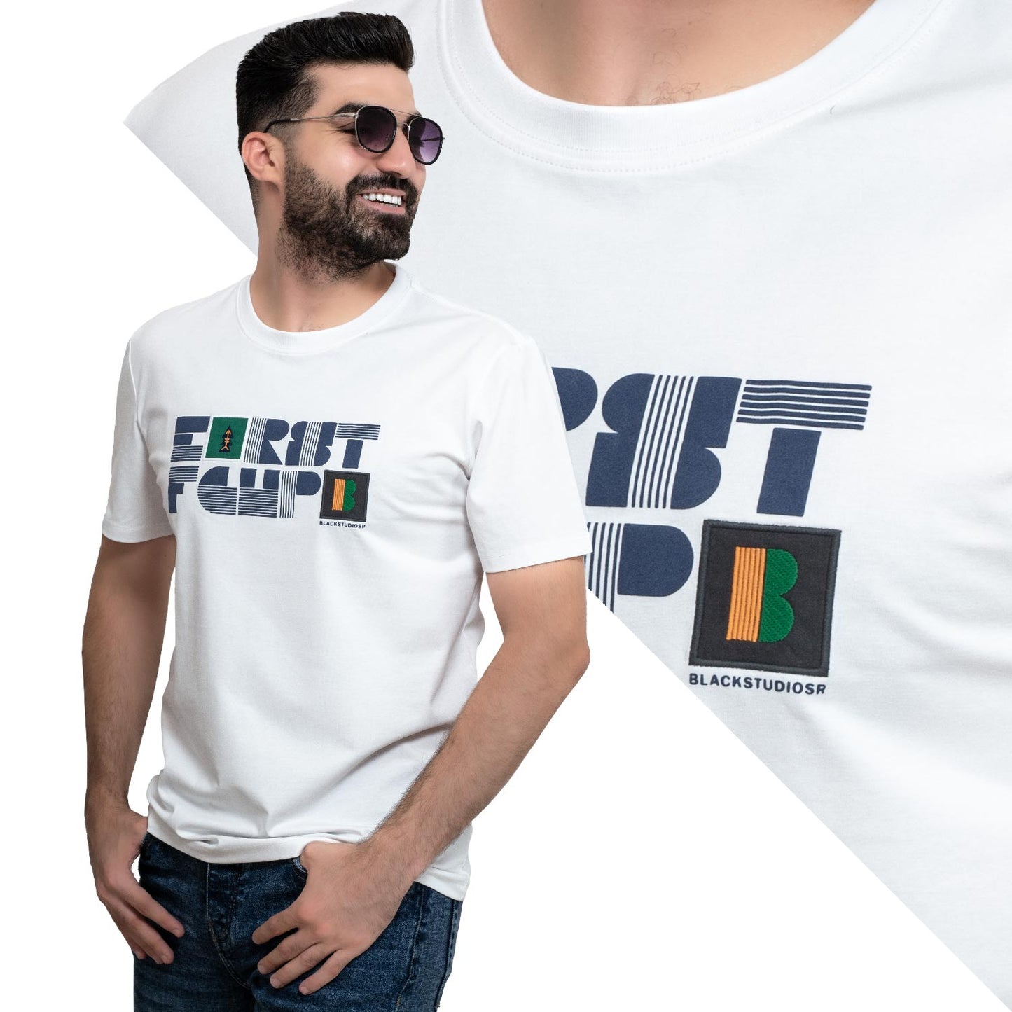 Men's clothing 24SM-18-9-84154-17-تيشرت روند مستورد قطن Cotton T-shirt, تيشرت روند, تيشرت قطن  Pukkastyle ملابس رجالي