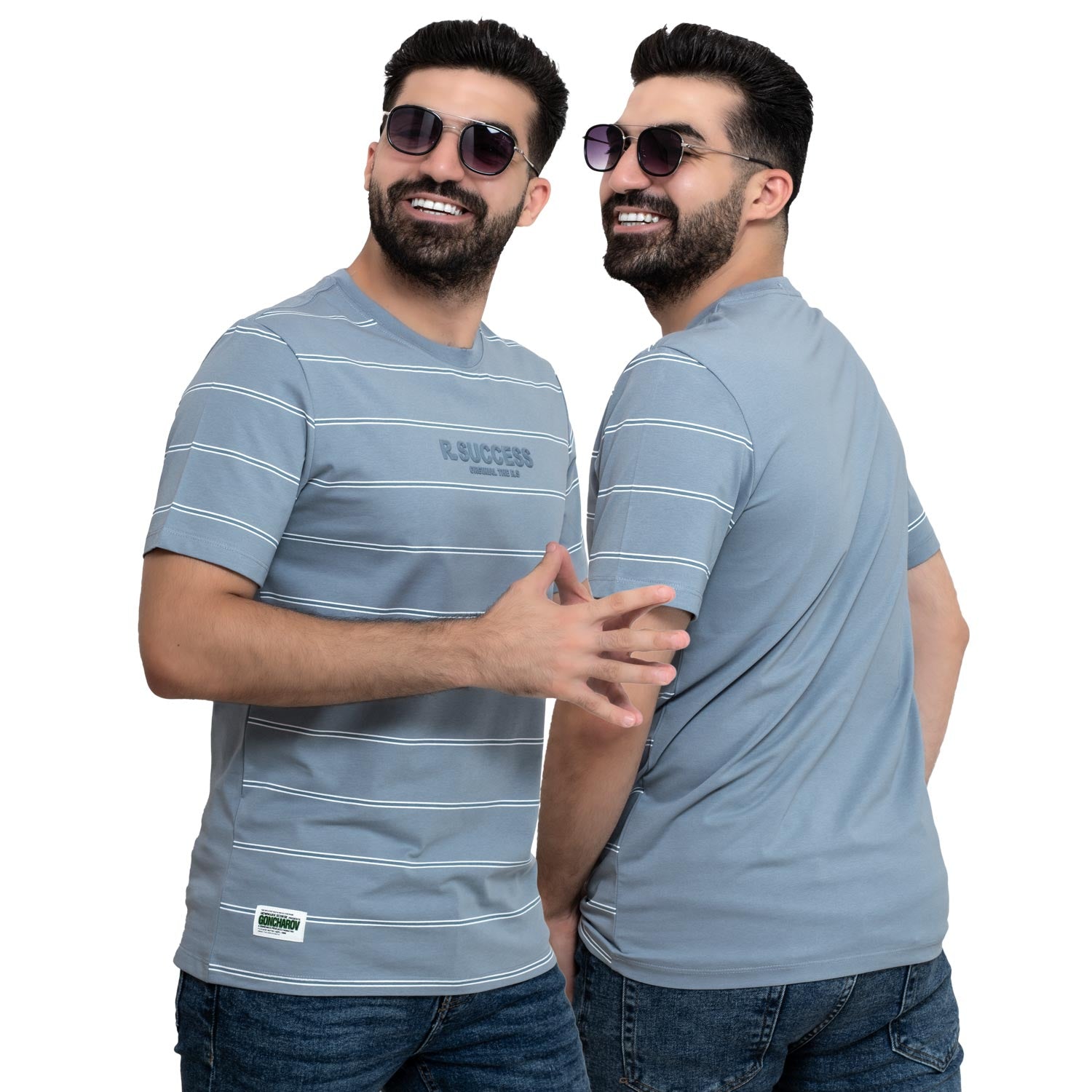 Men's clothing 24SM-18-9-84020-2-تيشرت روند مستورد قطن Cotton T-shirt, تيشرت روند, تيشرت قطن  Pukkastyle ملابس رجالي