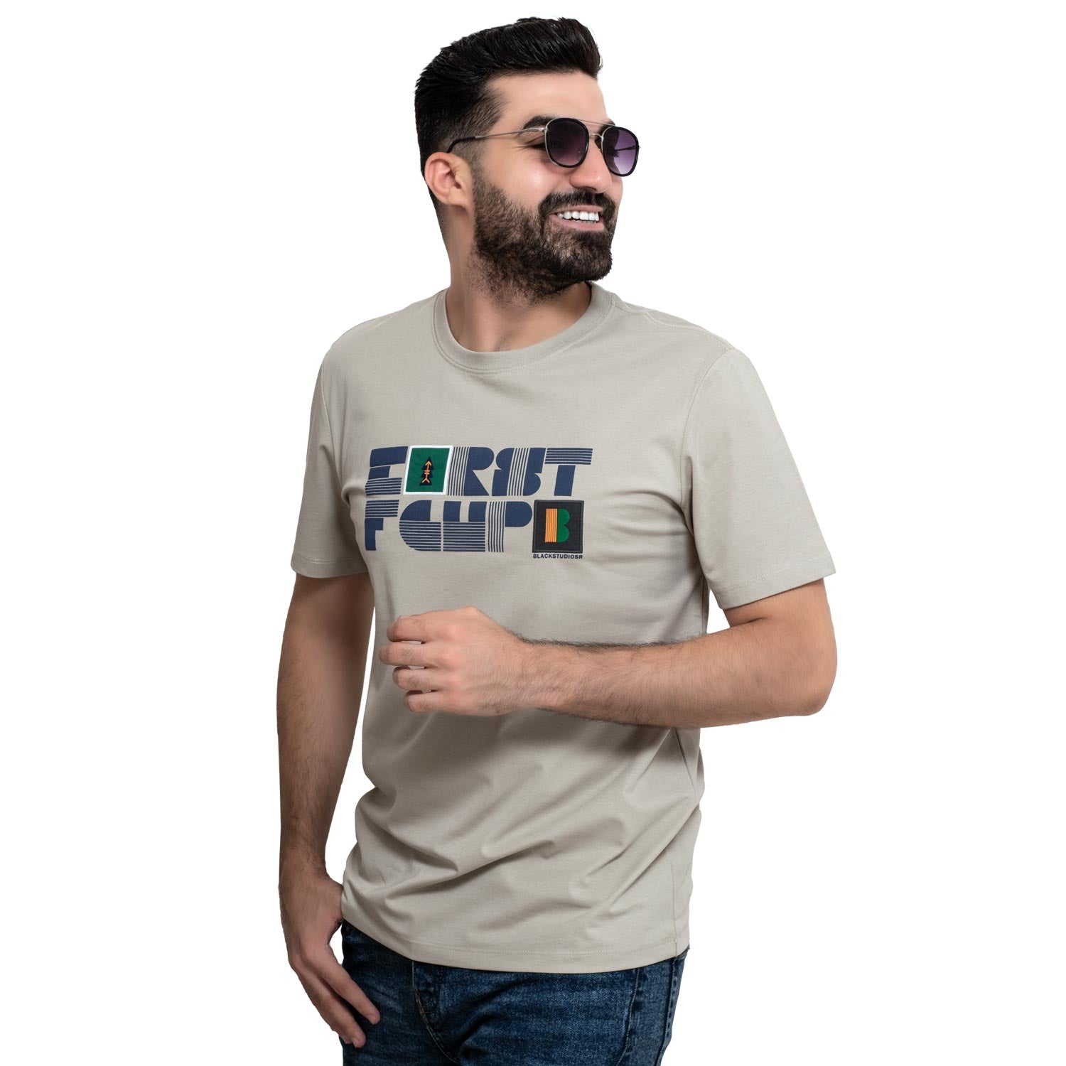 Men's clothing 24SM-18-9-84154-20-تيشرت روند مستورد قطن Cotton T-shirt, تيشرت روند, تيشرت قطن  Pukkastyle ملابس رجالي