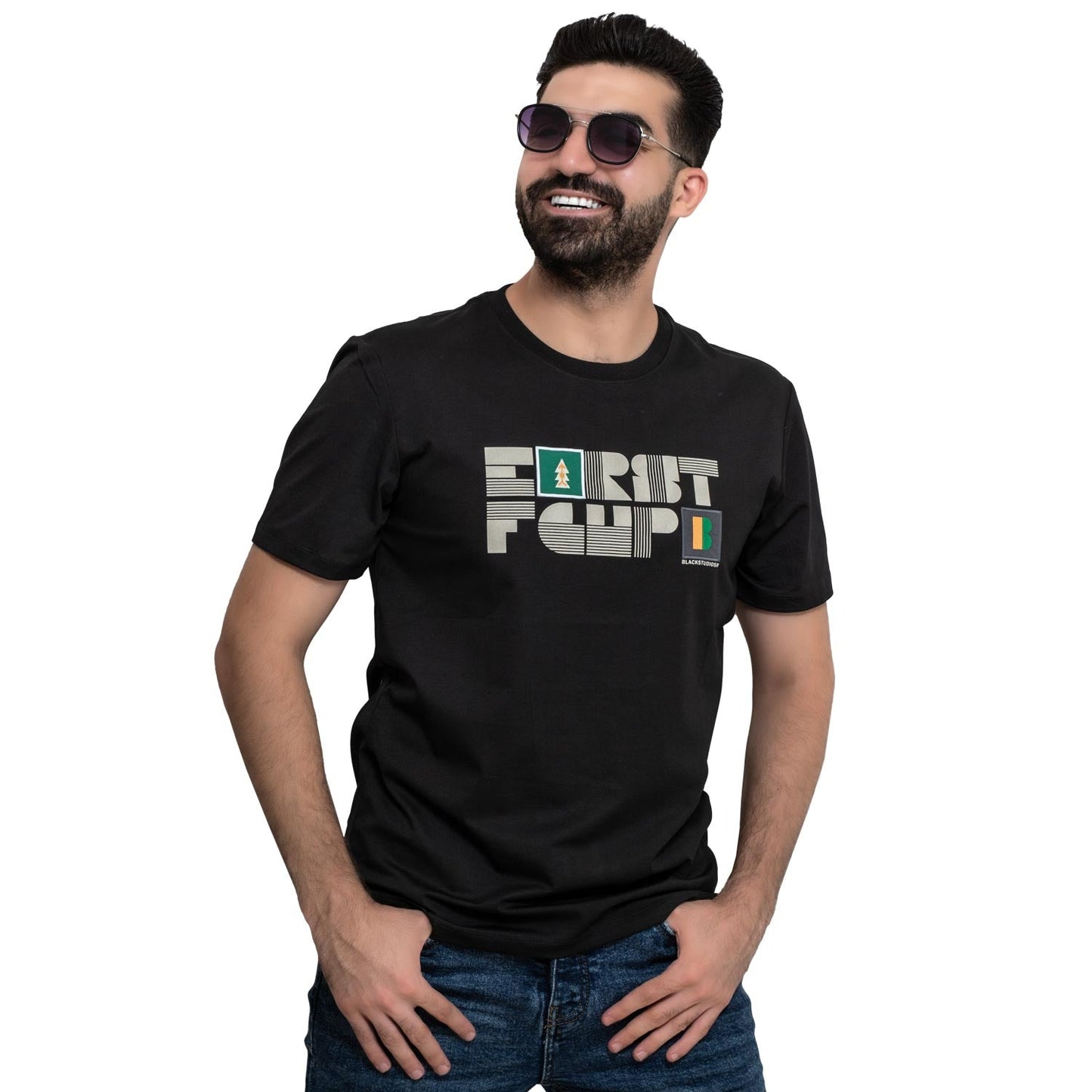 Men's clothing 24SM-18-9-84154-1-تيشرت روند مستورد قطن Cotton T-shirt, تيشرت روند, تيشرت قطن  Pukkastyle ملابس رجالي