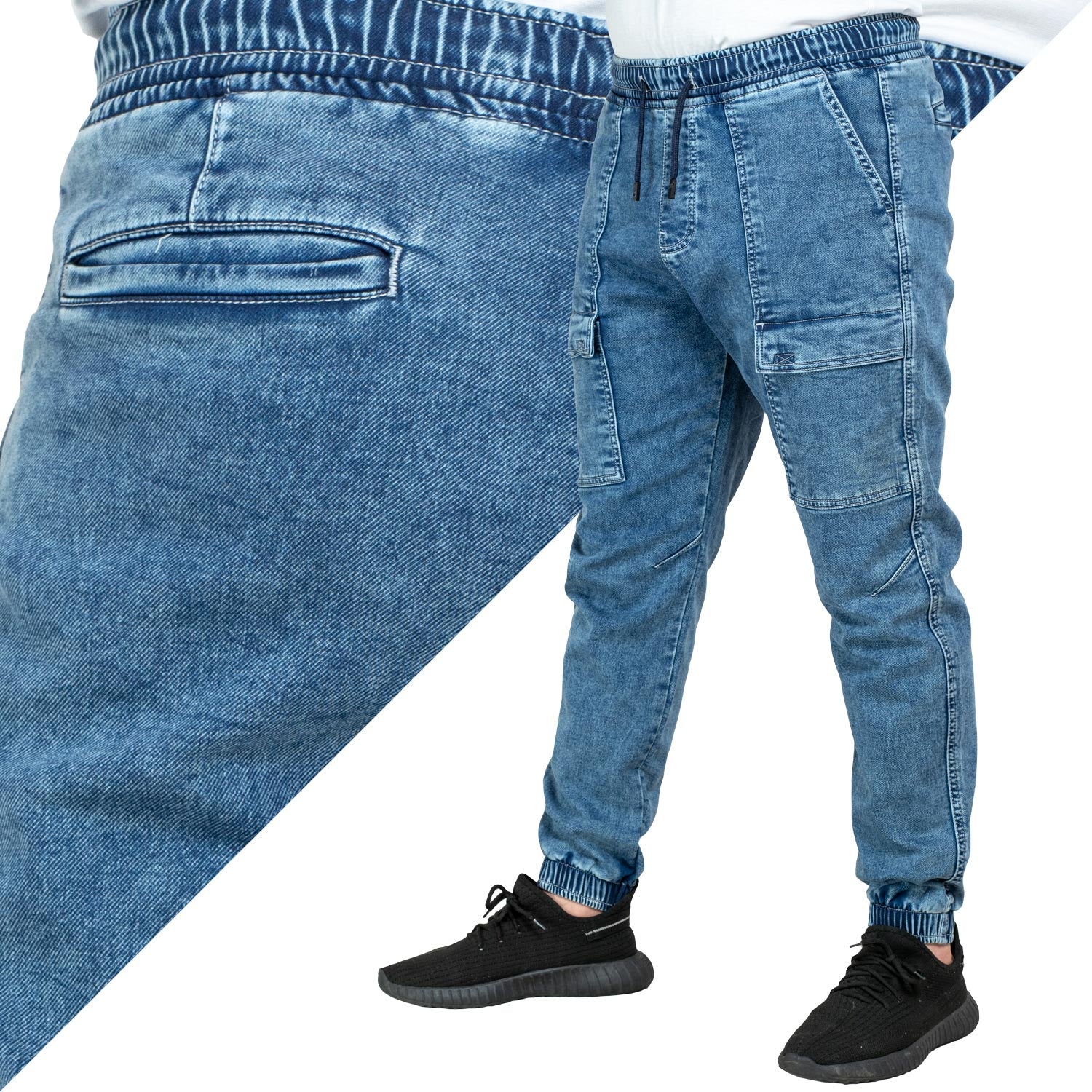 سويت بانتس -  ["Gabardine","sweatpants","\u062c\u0628\u0631\u062f\u064a\u0646","\u0633\u0648\u064a\u062a \u0628\u0627\u0646\u062a\u0633"] - 25GM-9-8-944-شروال كارجو جينز فينسيا  - Pukkastyle تسوق ملابس رجالي اونلاين - Online shopping Men's Clothes