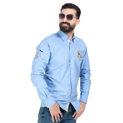 26GM-44-7-722-قميص كم اكسفورد