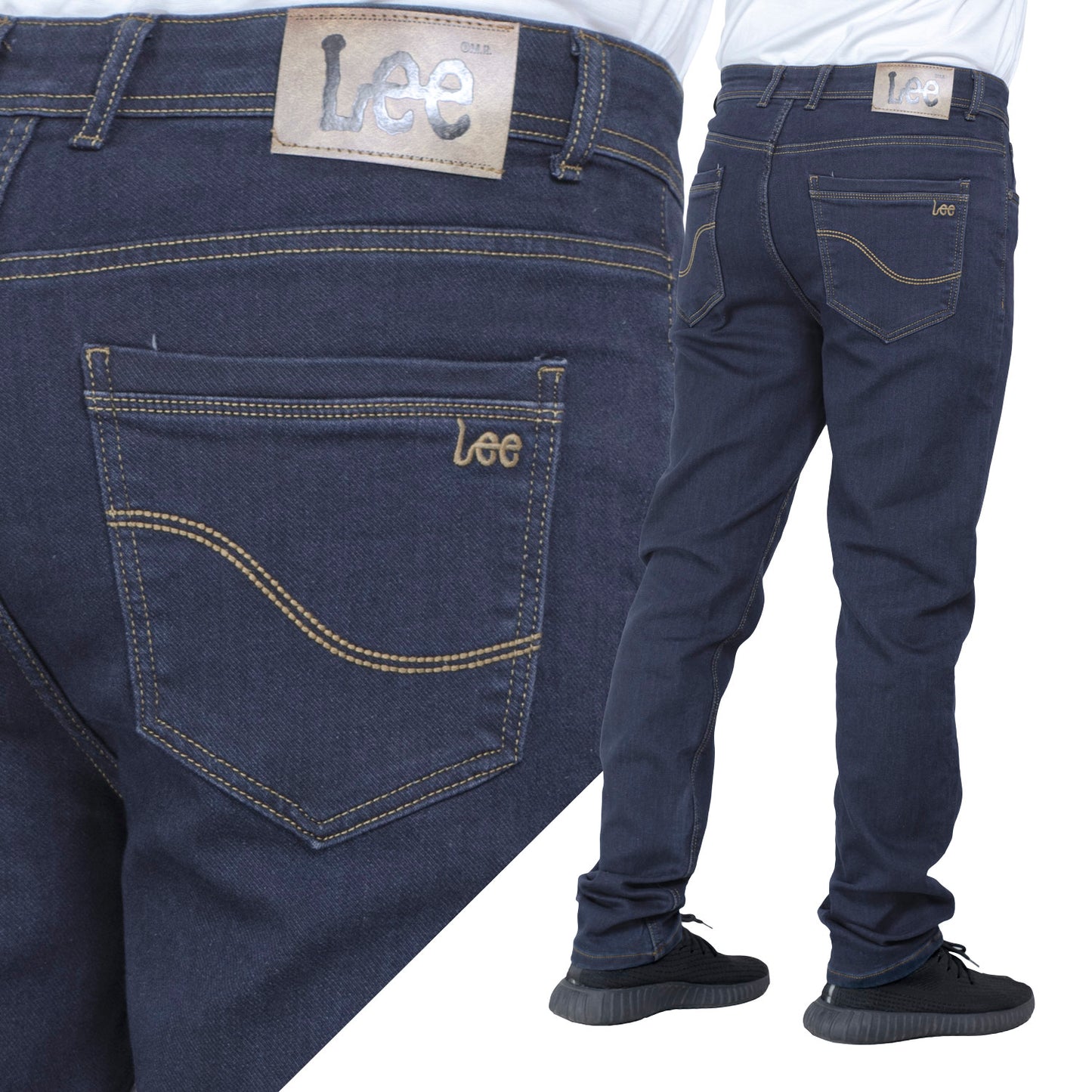 25GM-64-1-3181- بنطلون جينز ريجولار خام مستورد