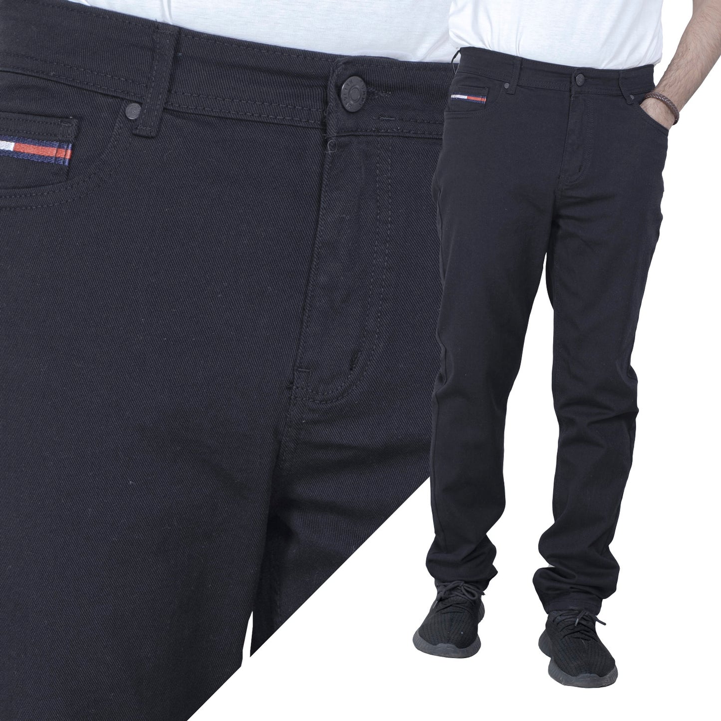 25GM-64-1-3602-بنطلون جينز خام