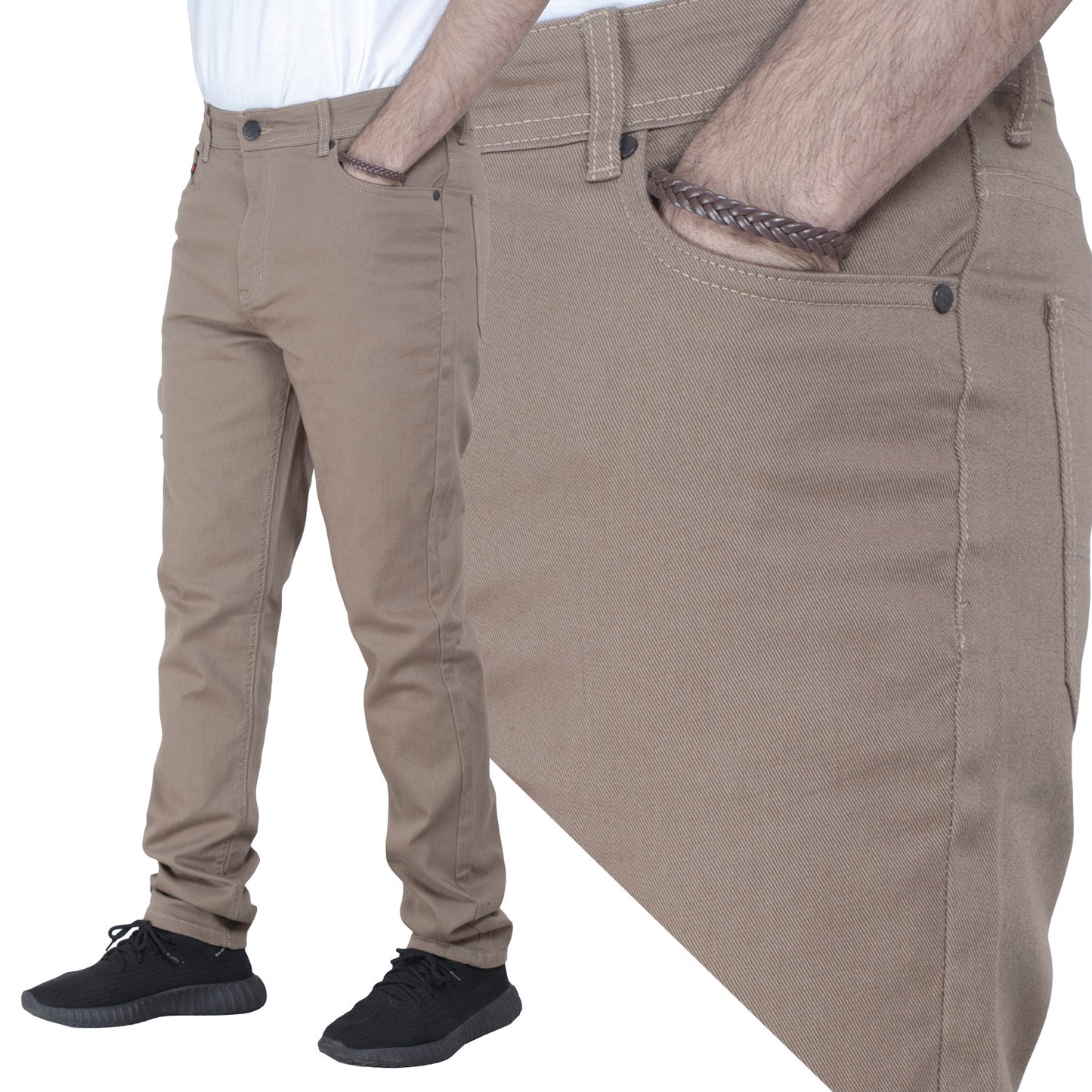 25GM-64-1-3602-بنطلون جينز خام