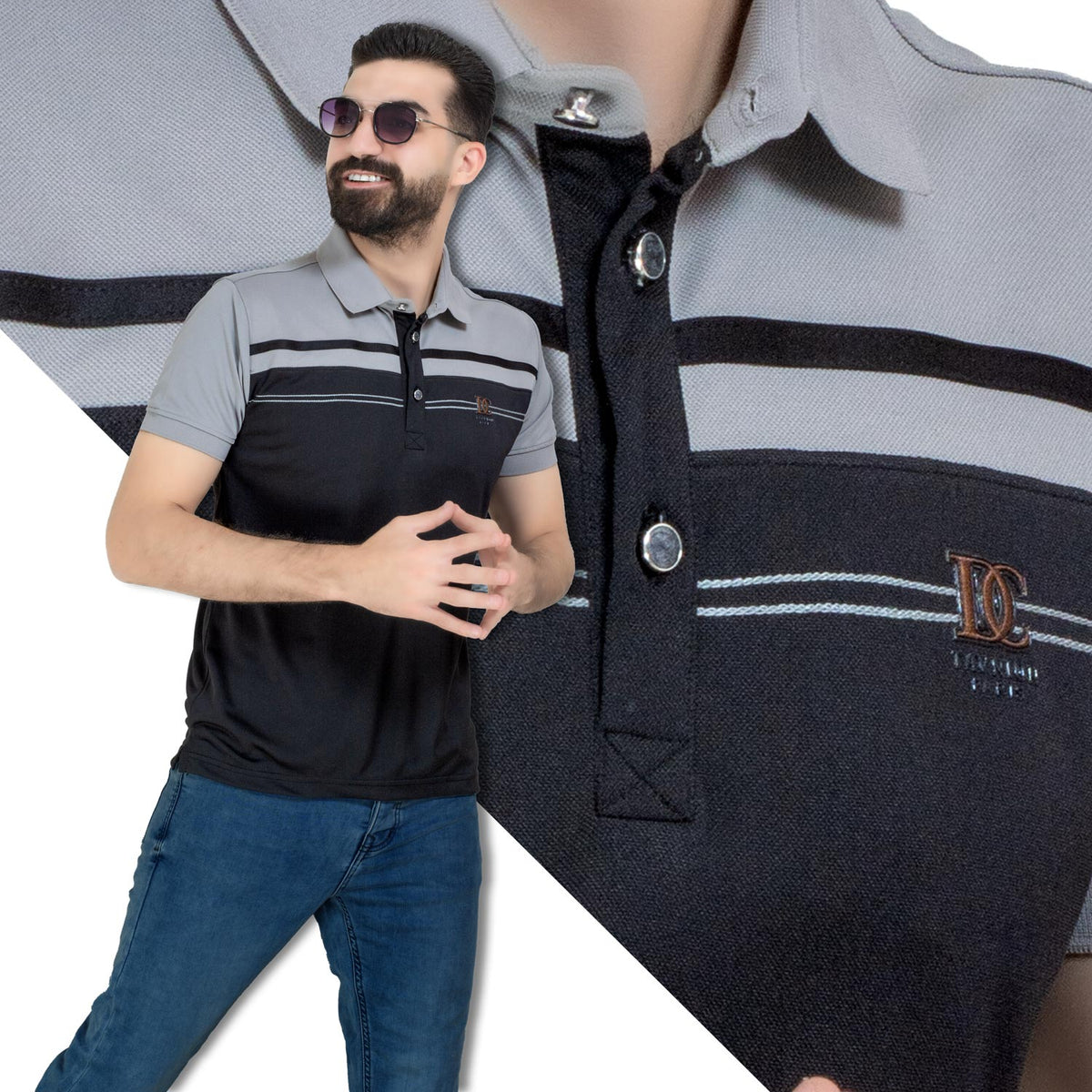 تيشرت بولو -  ["Basic-Shirt","last","Polo-T-Shirt","\u0628\u064a\u0632\u0643","\u062a\u064a\u0634\u0631\u062a \u0628\u0648\u0644\u0648"] - 26SM-67-5-5004-تيشيرت بولو قطن  - Pukkastyle تسوق ملابس رجالي اونلاين - Online shopping Men's Clothes