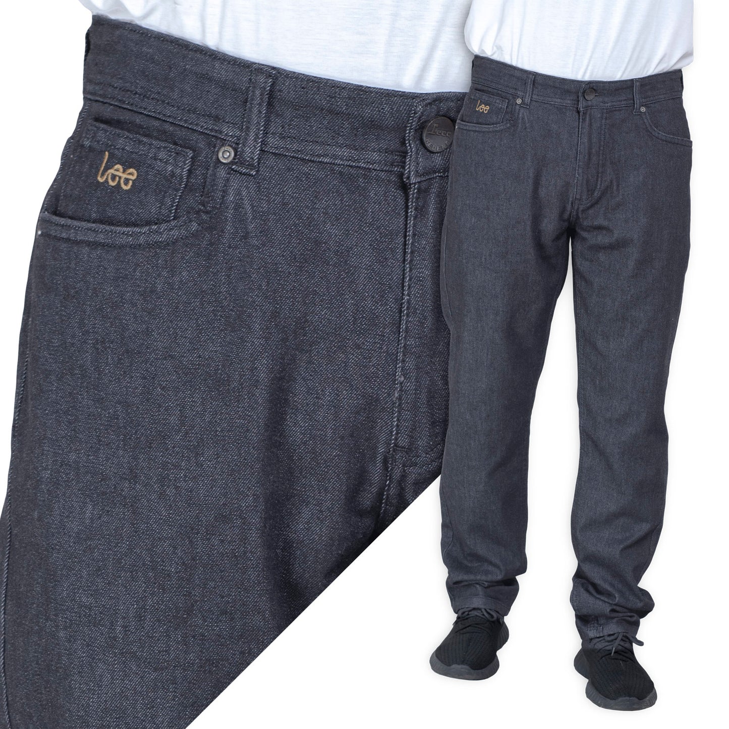 25GM-64-1-3181- بنطلون جينز ريجولار خام مستورد