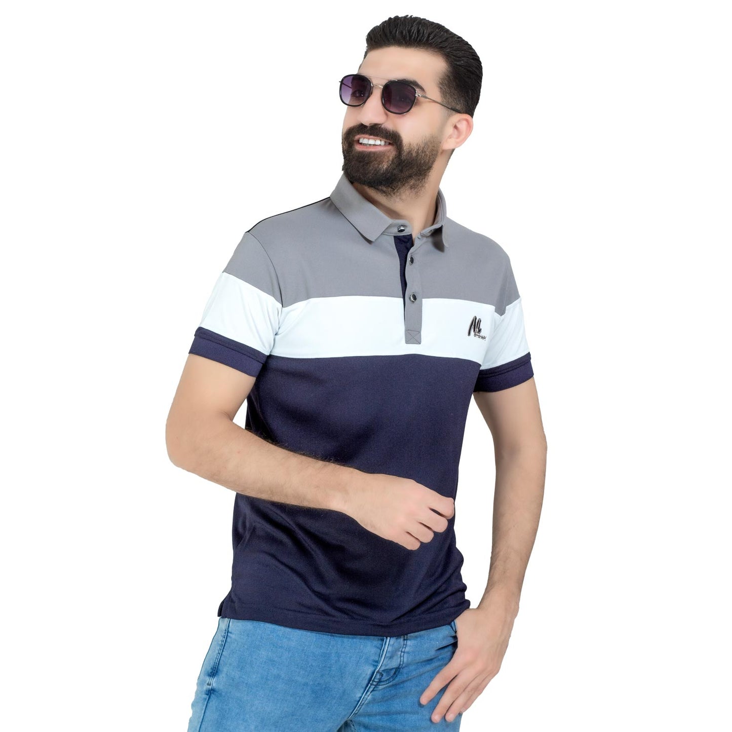 26SM-67-5-5005-تيشيرت بولو قطن