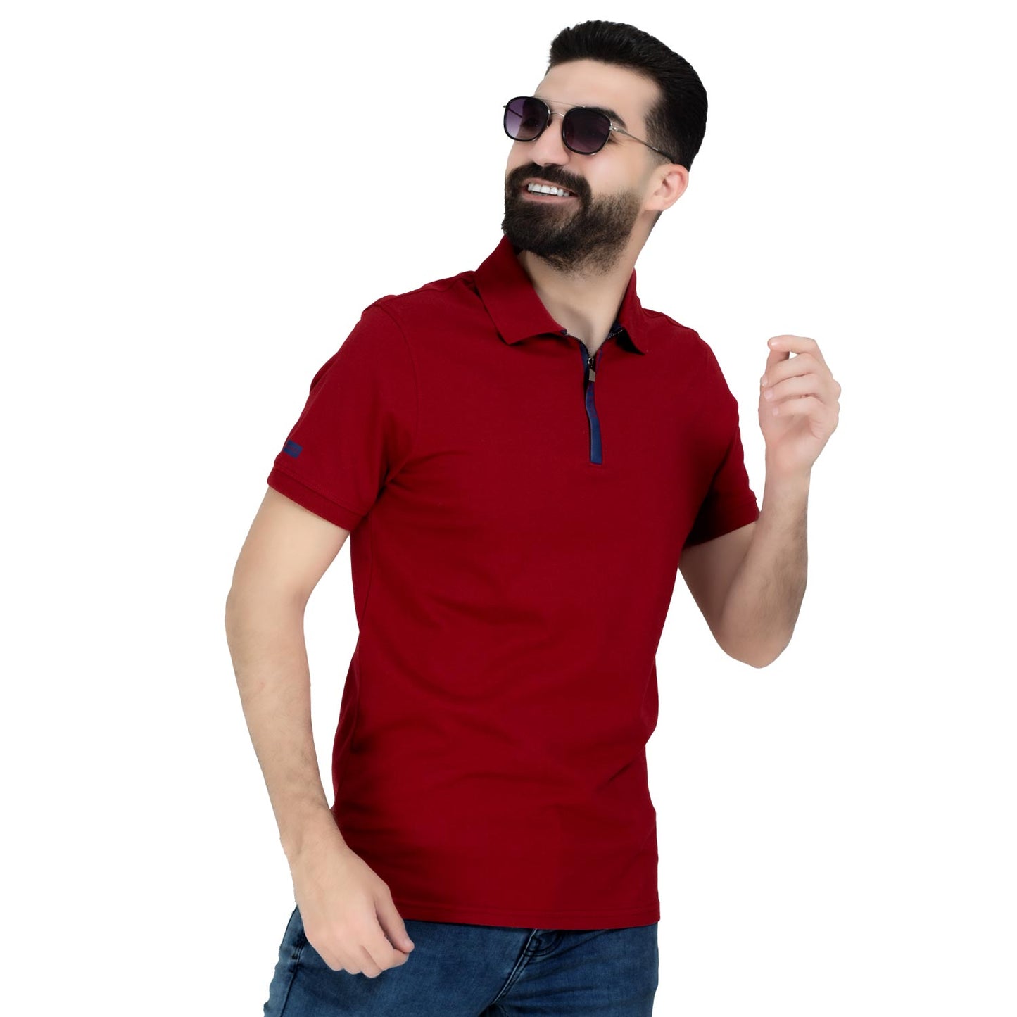 26SM-26-5-235-تيشرت بولو قطن