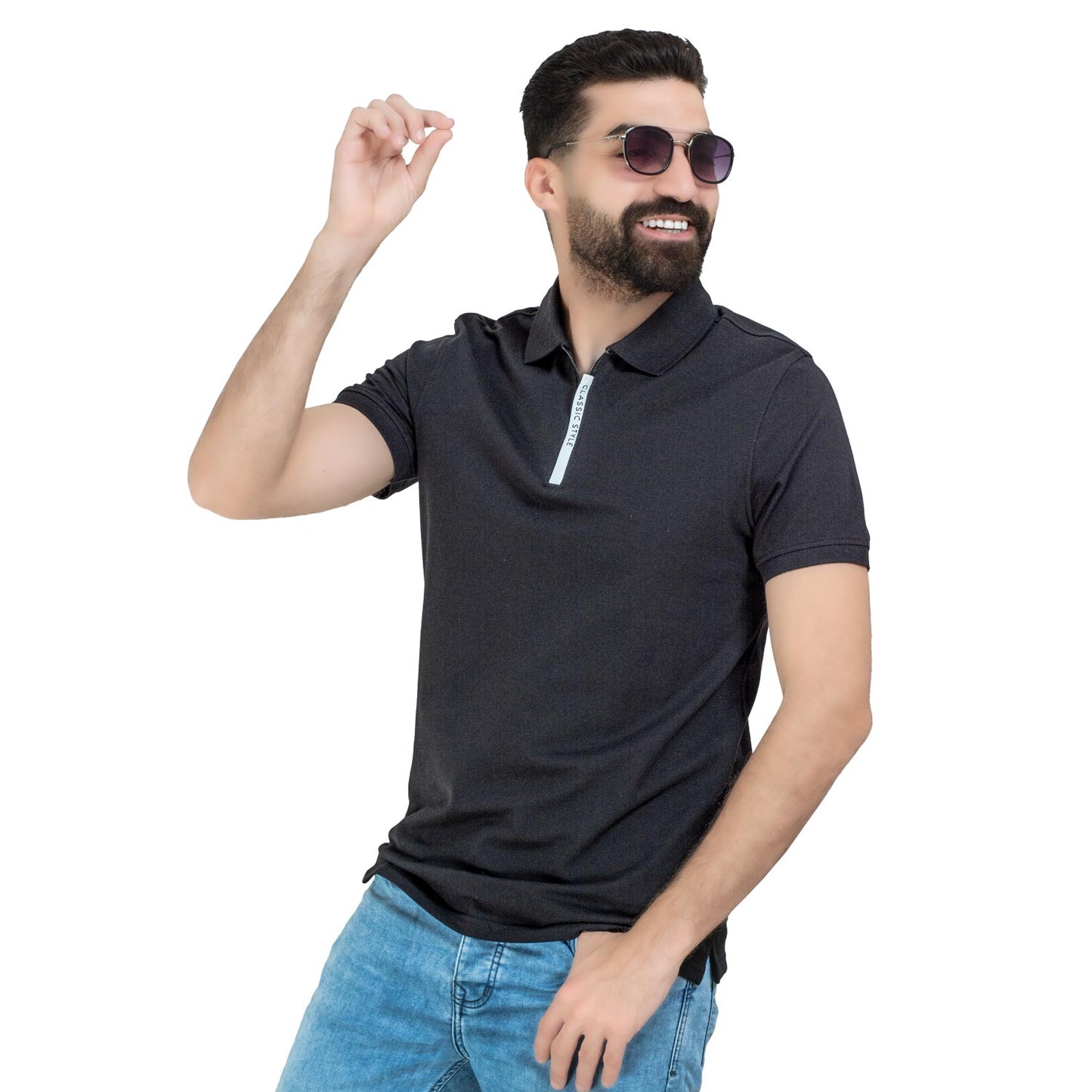 26SM-26-5-235-تيشرت بولو قطن