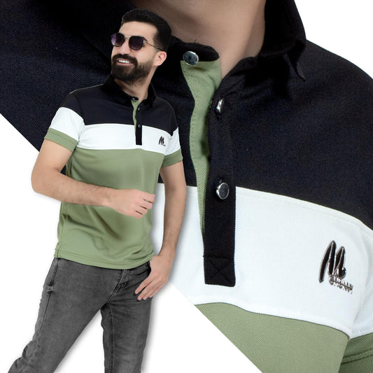 26SM-67-5-5005-تيشيرت بولو قطن