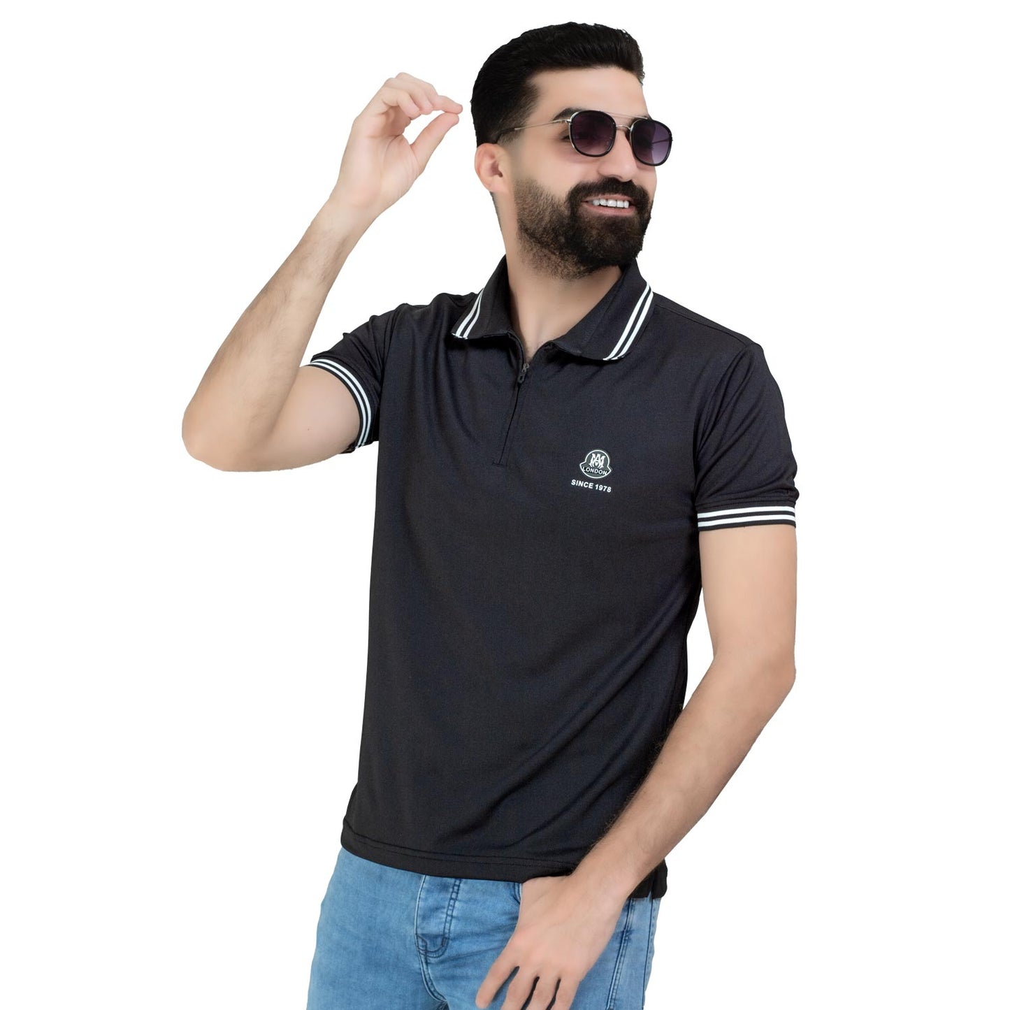 26SM-67-5-5010-تيشيرت بولو ساده قطن