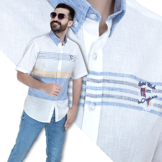 26SM-62-10-89-قميص نص كم كتان
